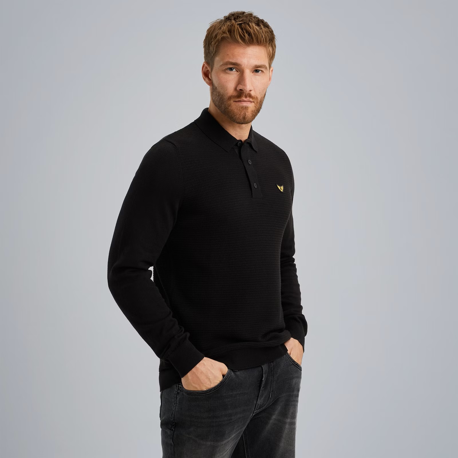 PME Legend Polo met Lange Mouw