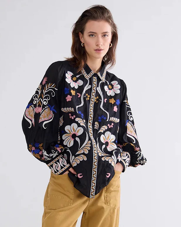 Summum Blouse met Borduur