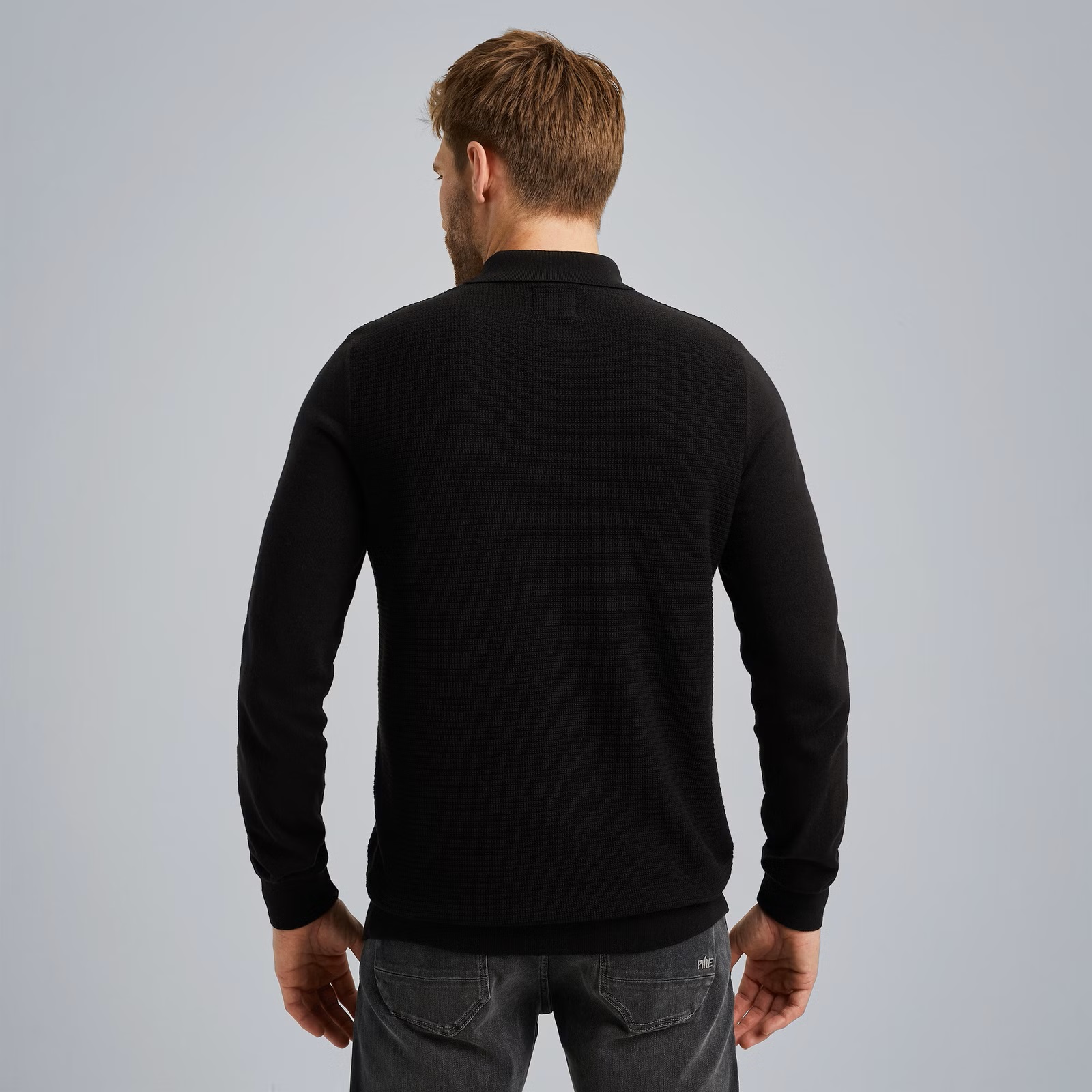 PME Legend Polo met Lange Mouw - Afbeelding 3