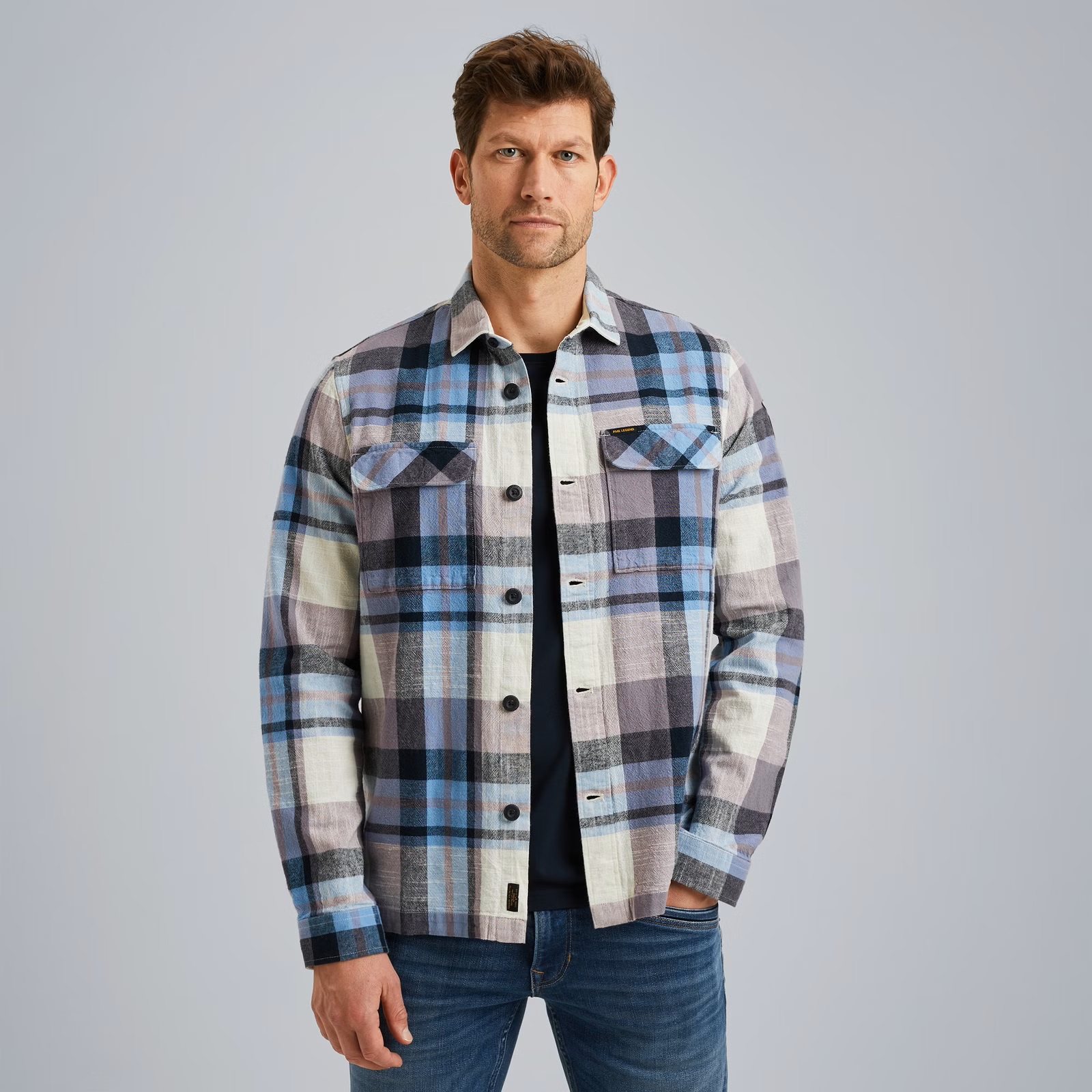 PME Legend Overshirt/Jacket Ruitpatroon