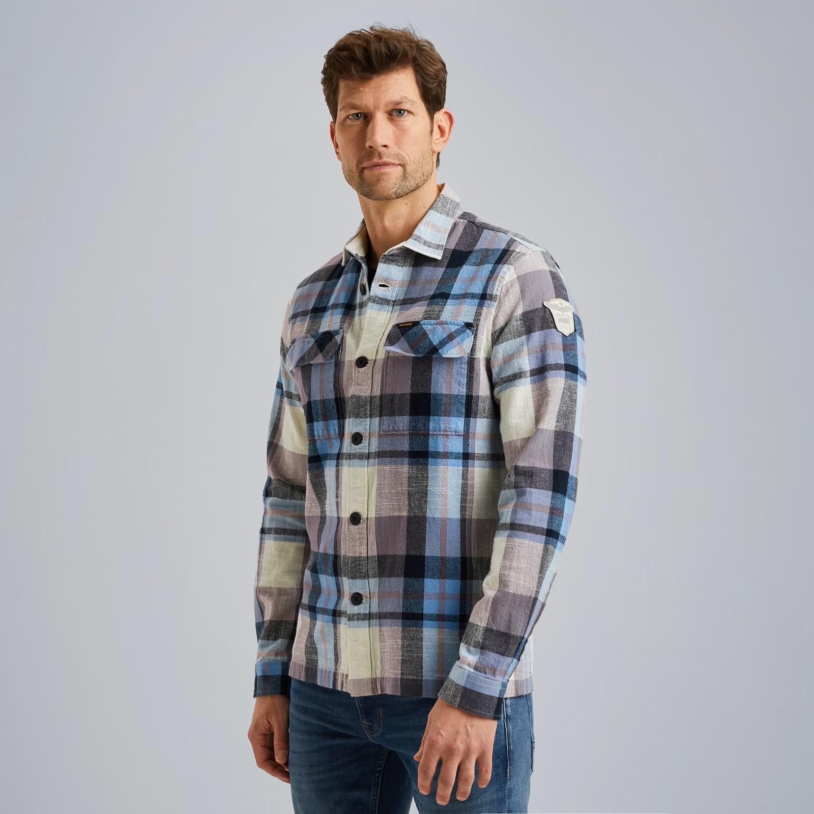 PME Legend Overshirt/Jacket Ruitpatroon - Afbeelding 2