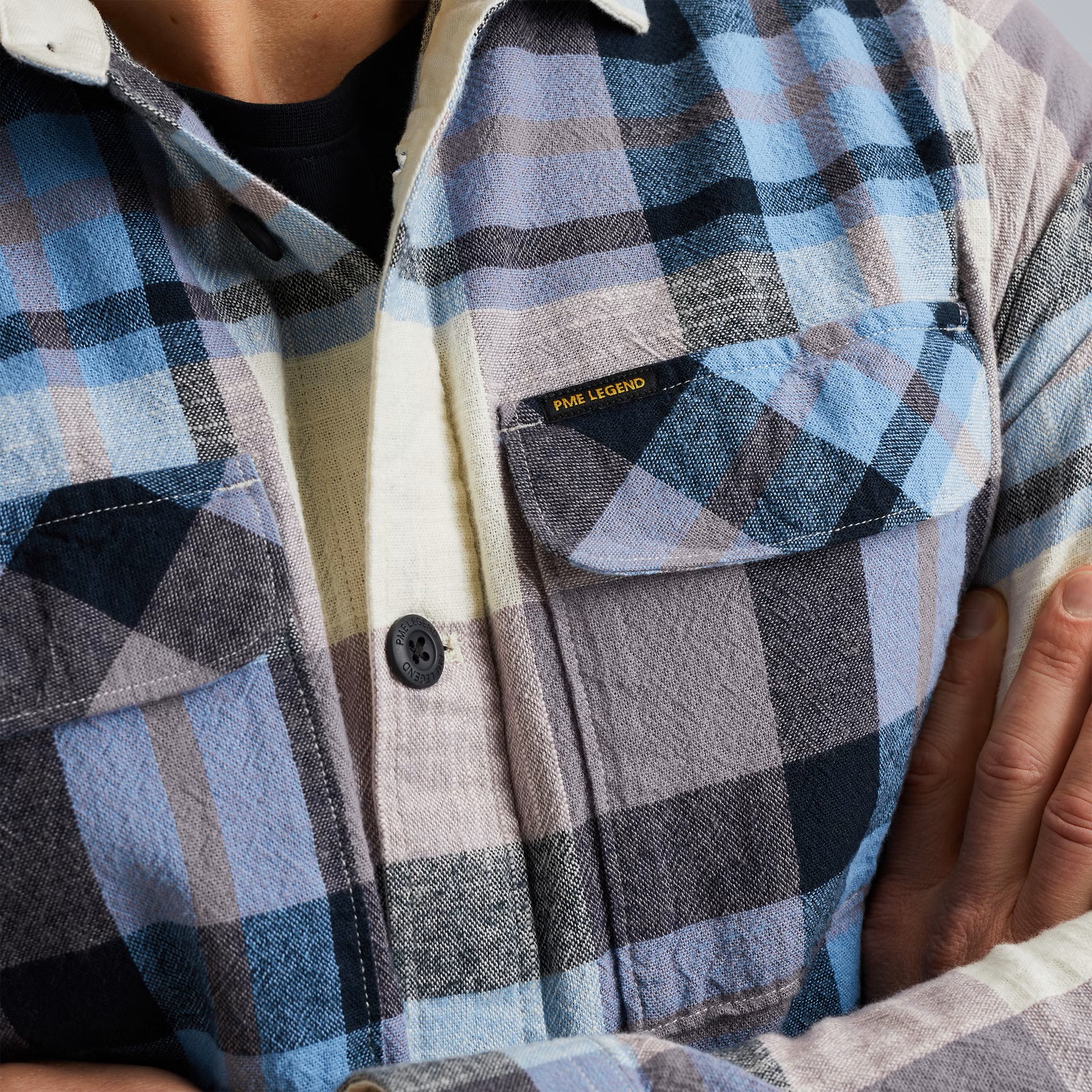 PME Legend Overshirt/Jacket Ruitpatroon - Afbeelding 4