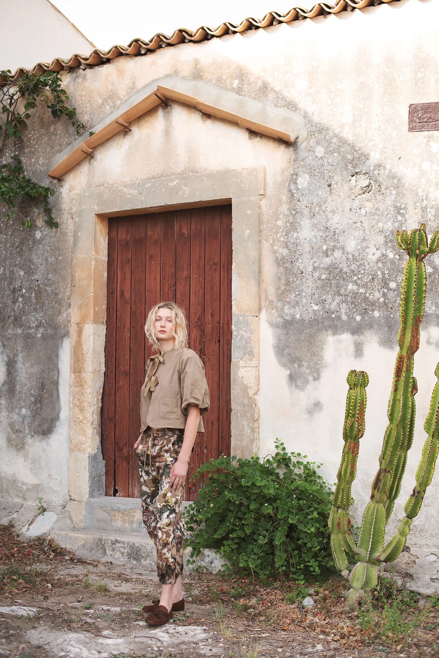Summum Broek met Camouflage en Bloemen - Afbeelding 6