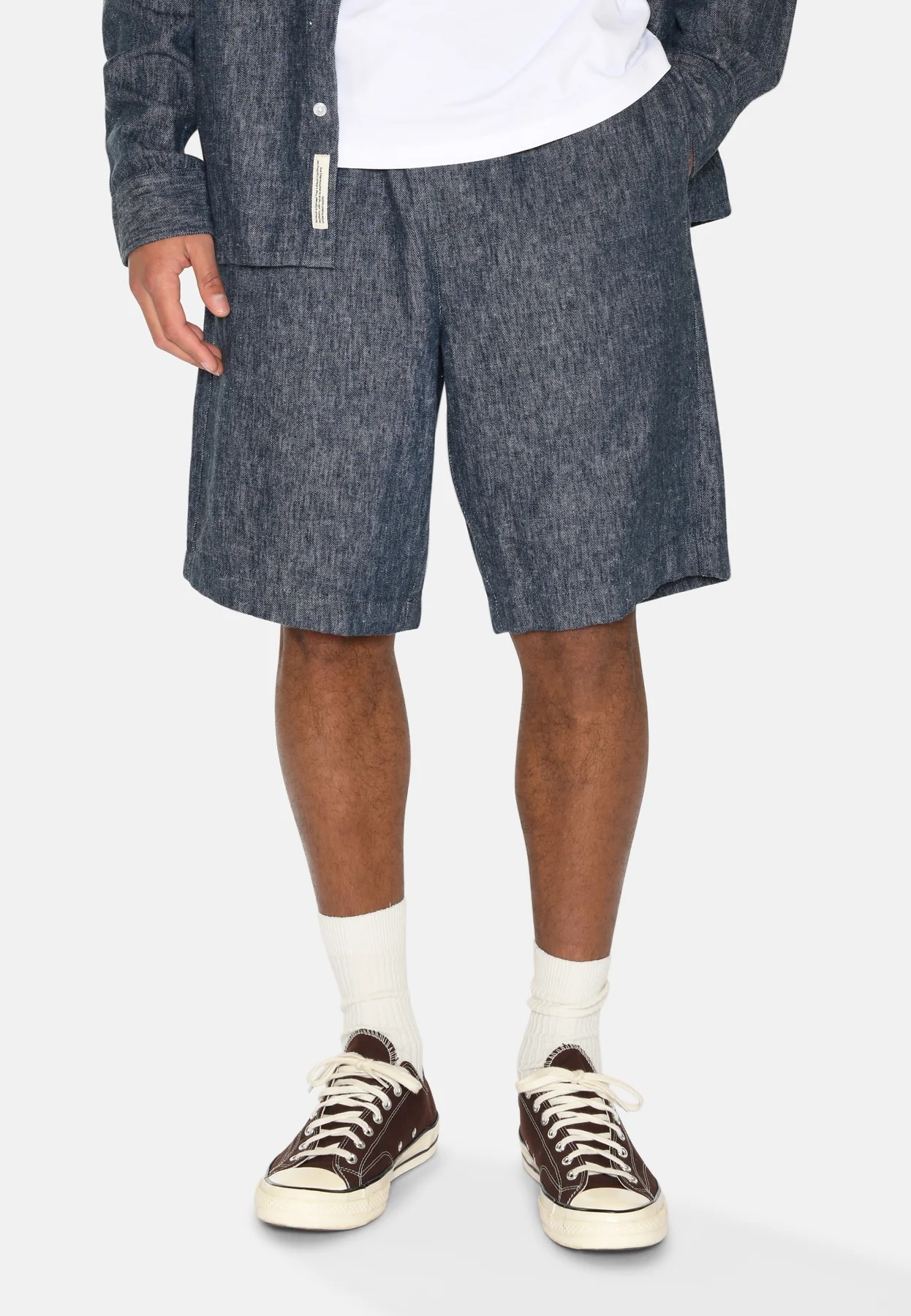Minimum Raylan Linnen Denim Short