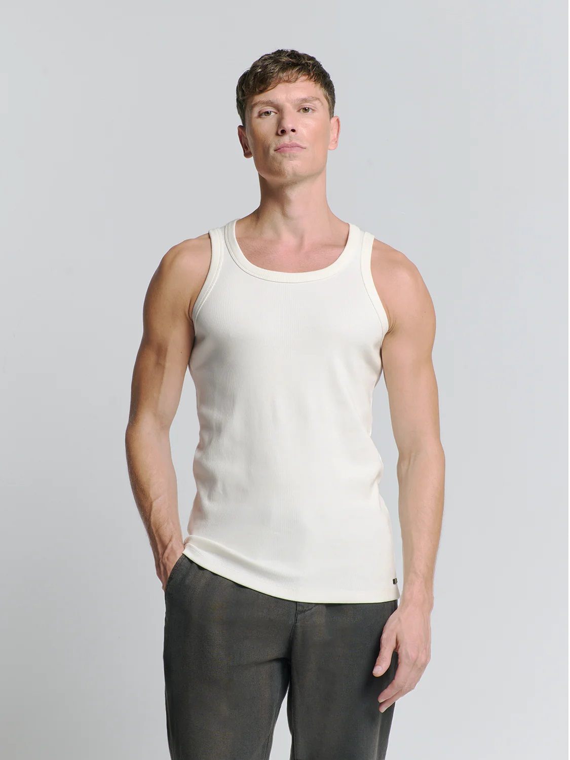 No Excess Ribbed Singlet