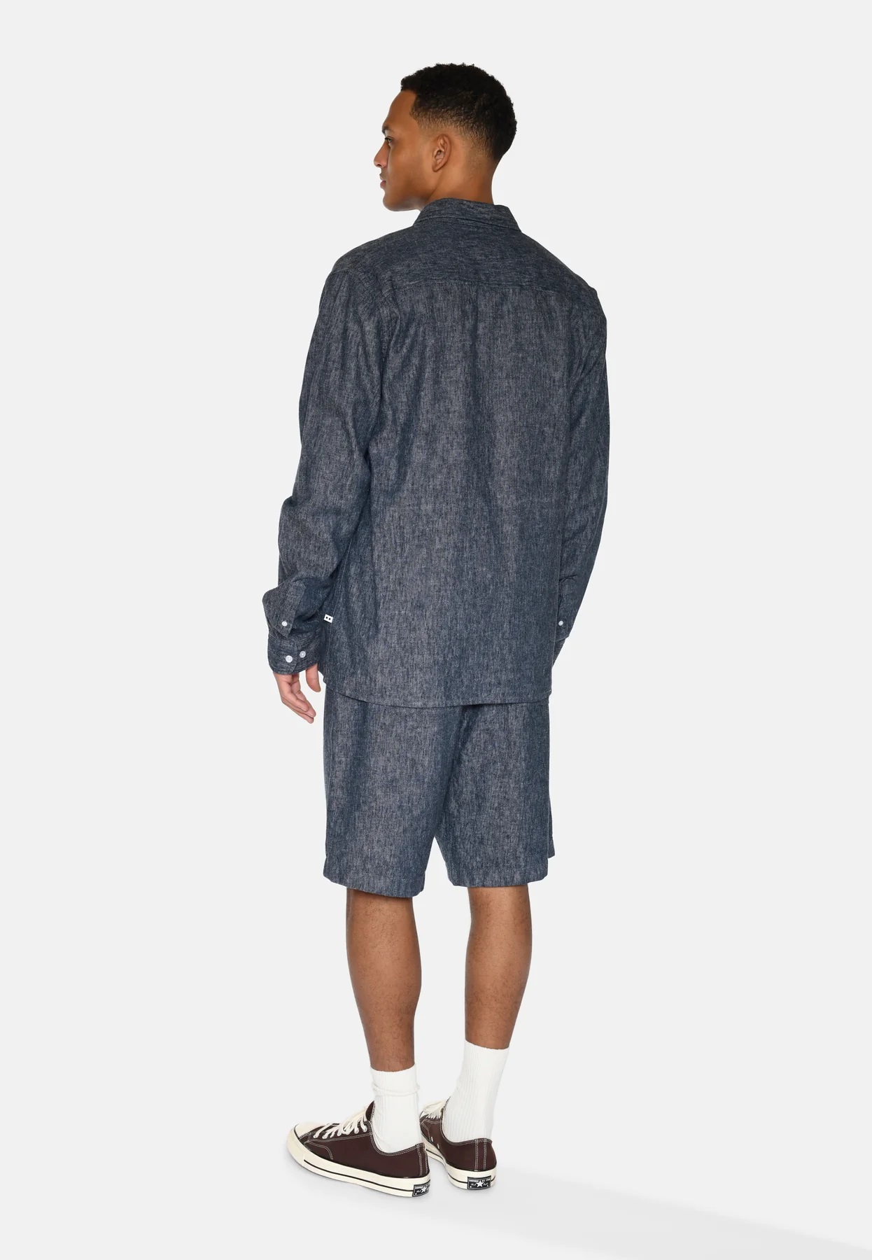 Minimum Raylan Linnen Denim Short - Afbeelding 3