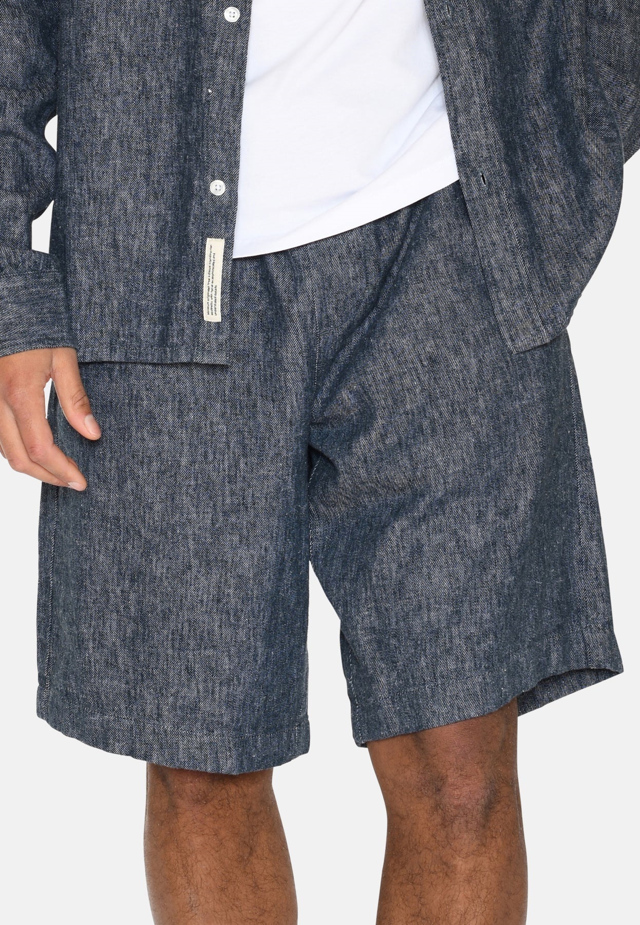 Minimum Raylan Linnen Denim Short - Afbeelding 4