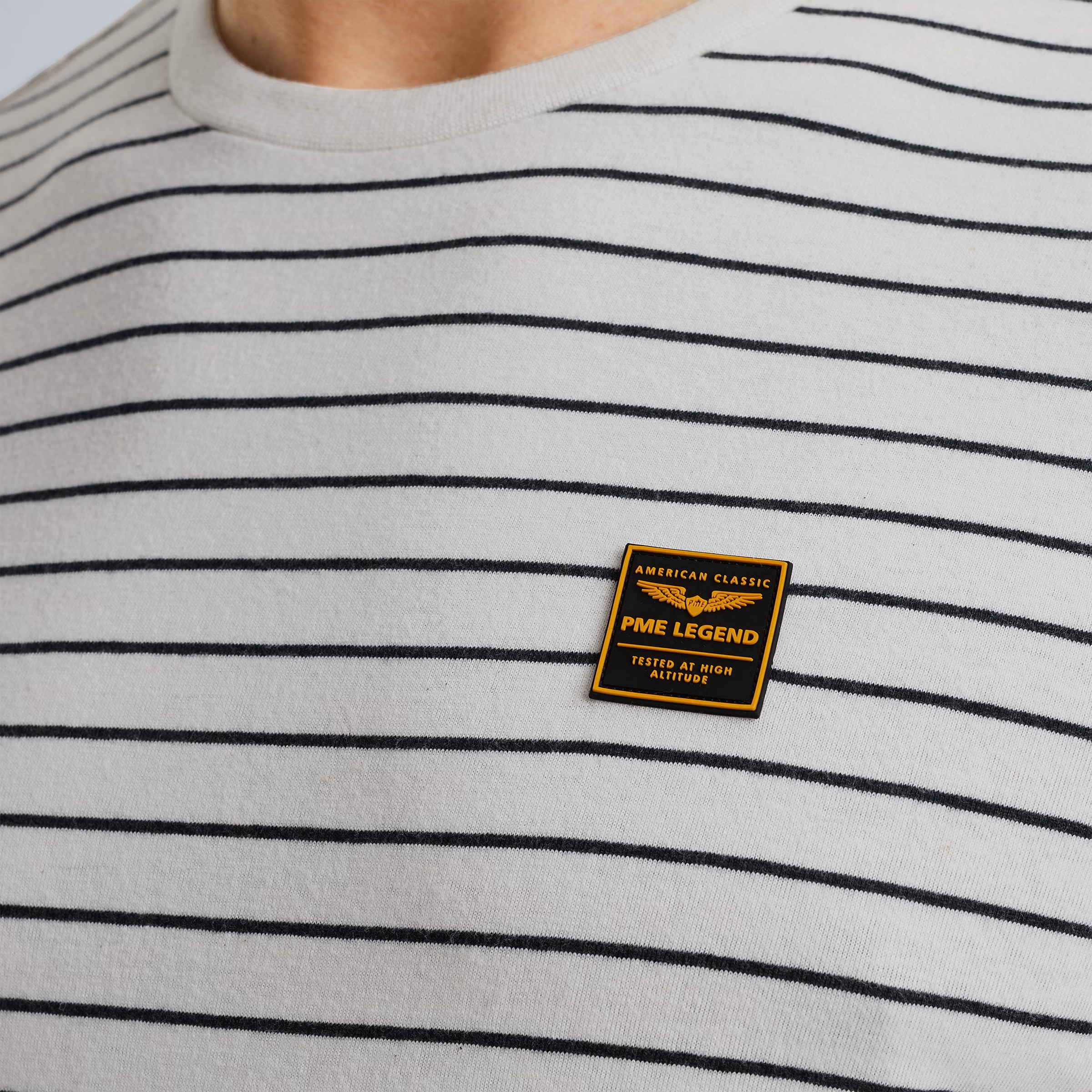 PME Legend T-Shirt met Streeppatroon - Afbeelding 4
