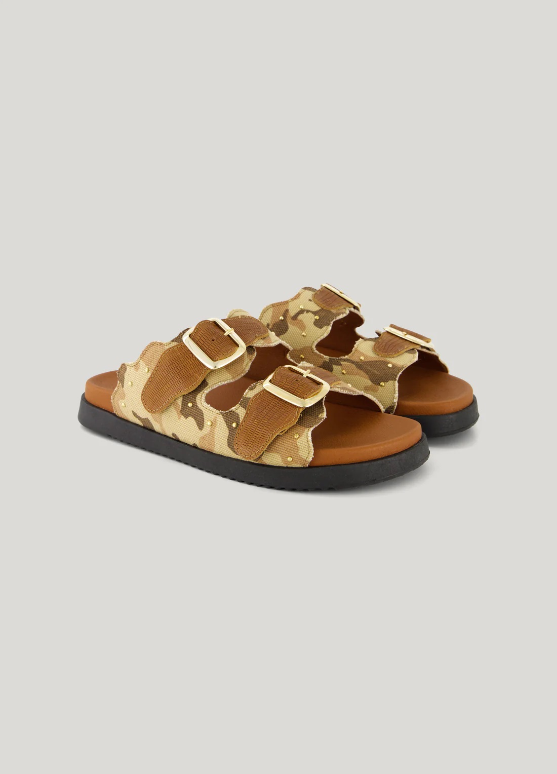 Summum Sandaal met Camouflageprint