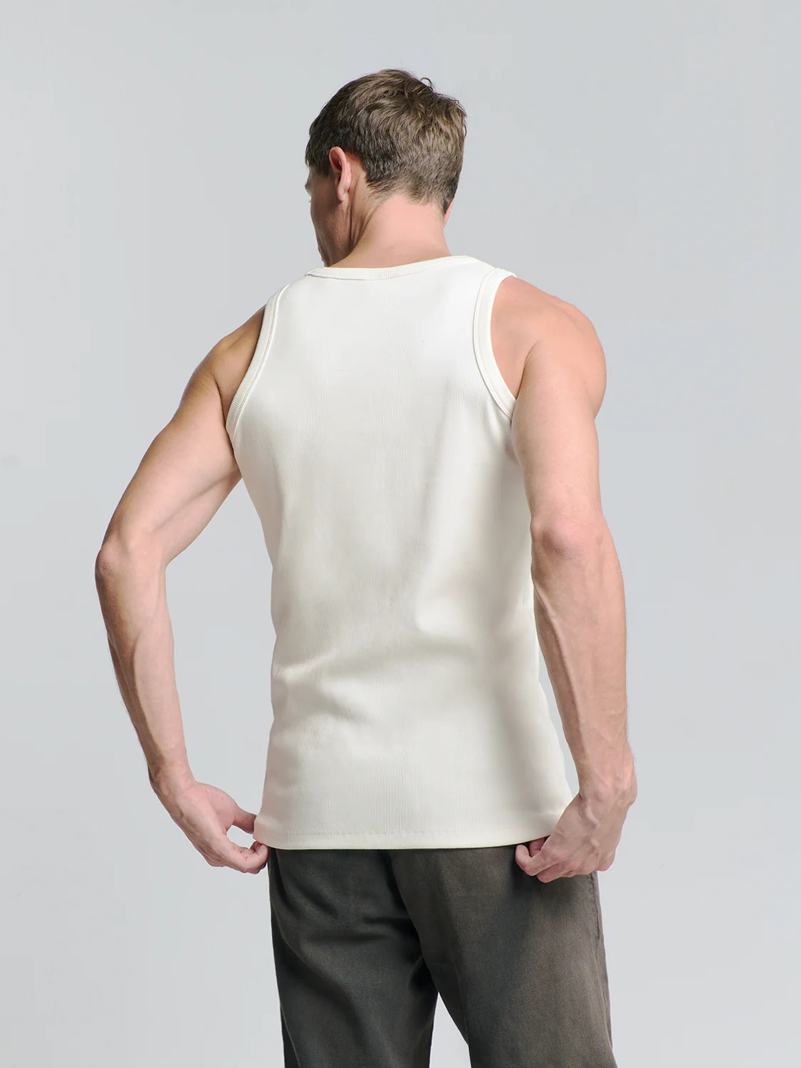 No Excess Ribbed Singlet - Afbeelding 2
