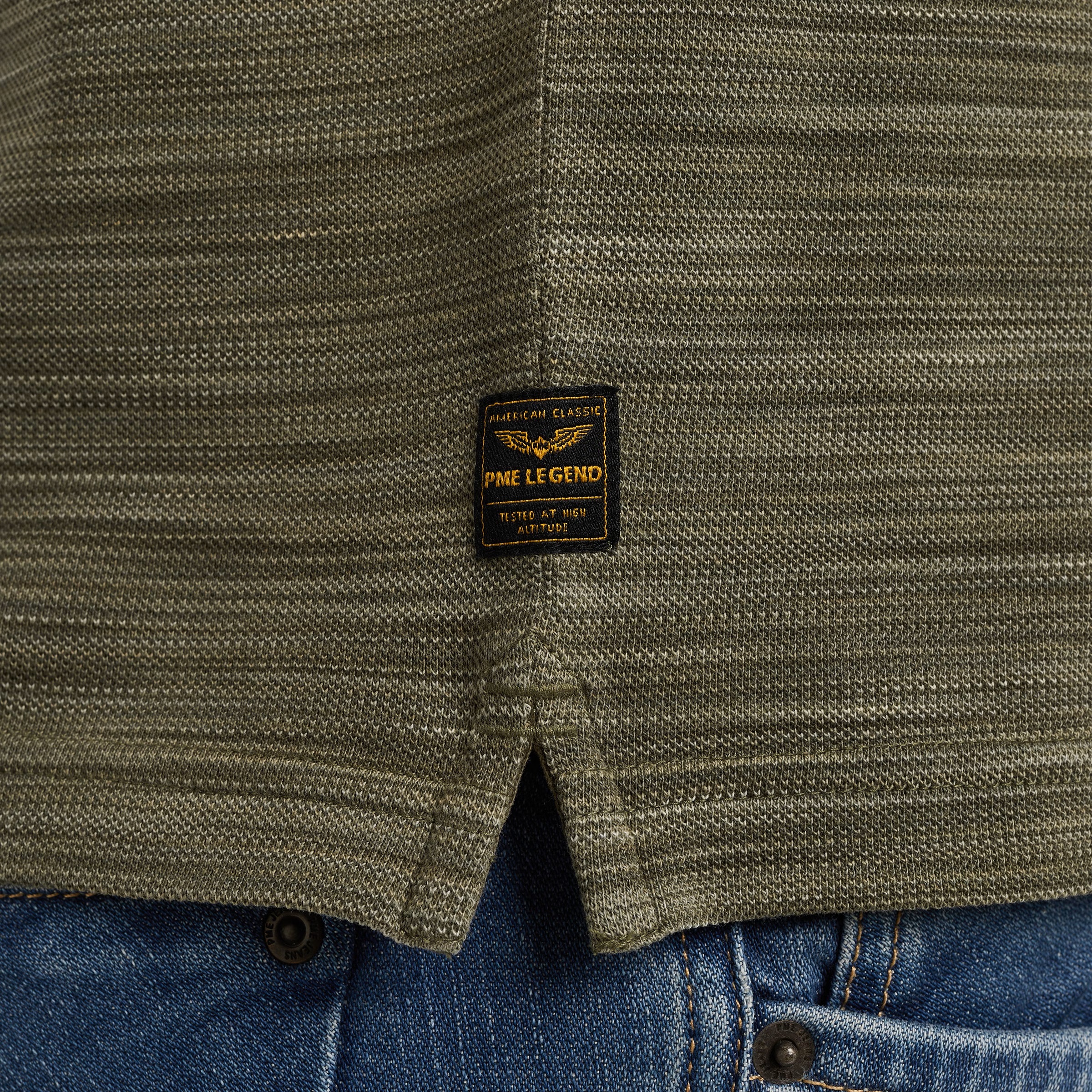 PME Legend Polo met Streeppatroon - Afbeelding 3