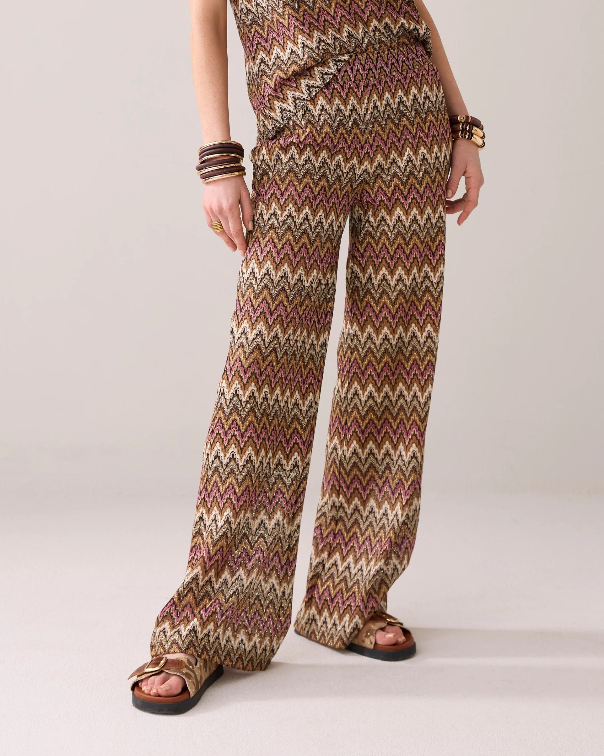 Summum Flared Broek ZigZag - Afbeelding 2