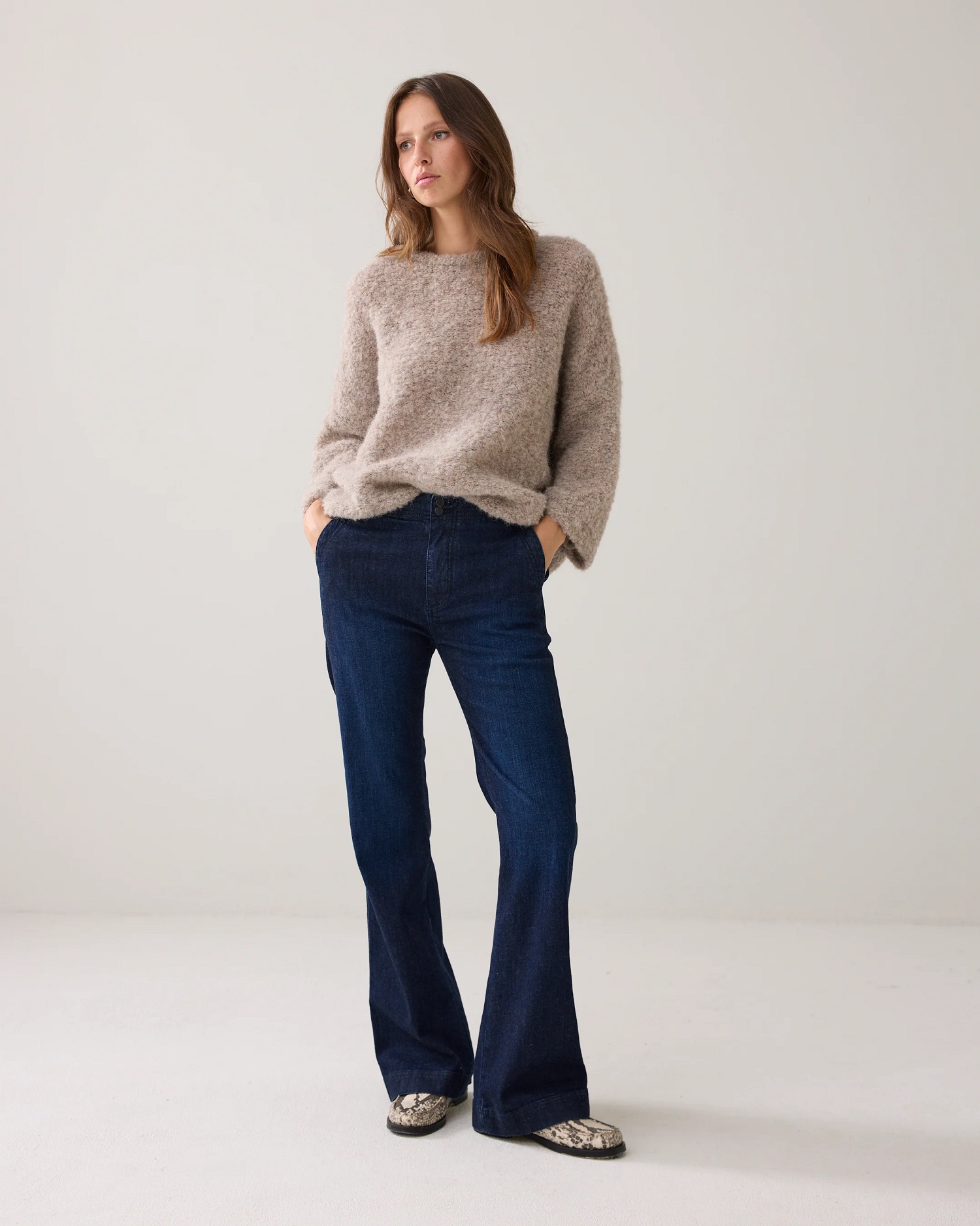 Summum Flared Jeans Rinse Wassing