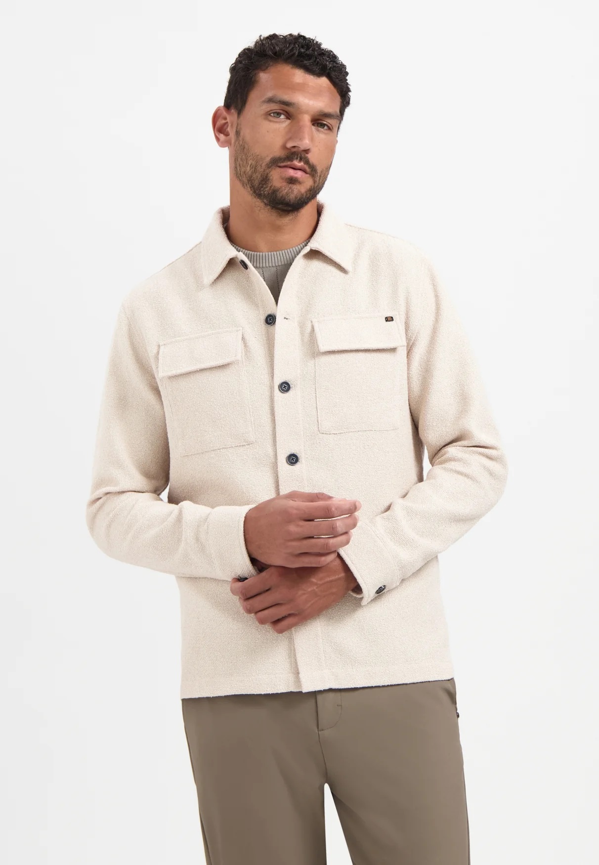 No Excess Button-Up Overshirt
