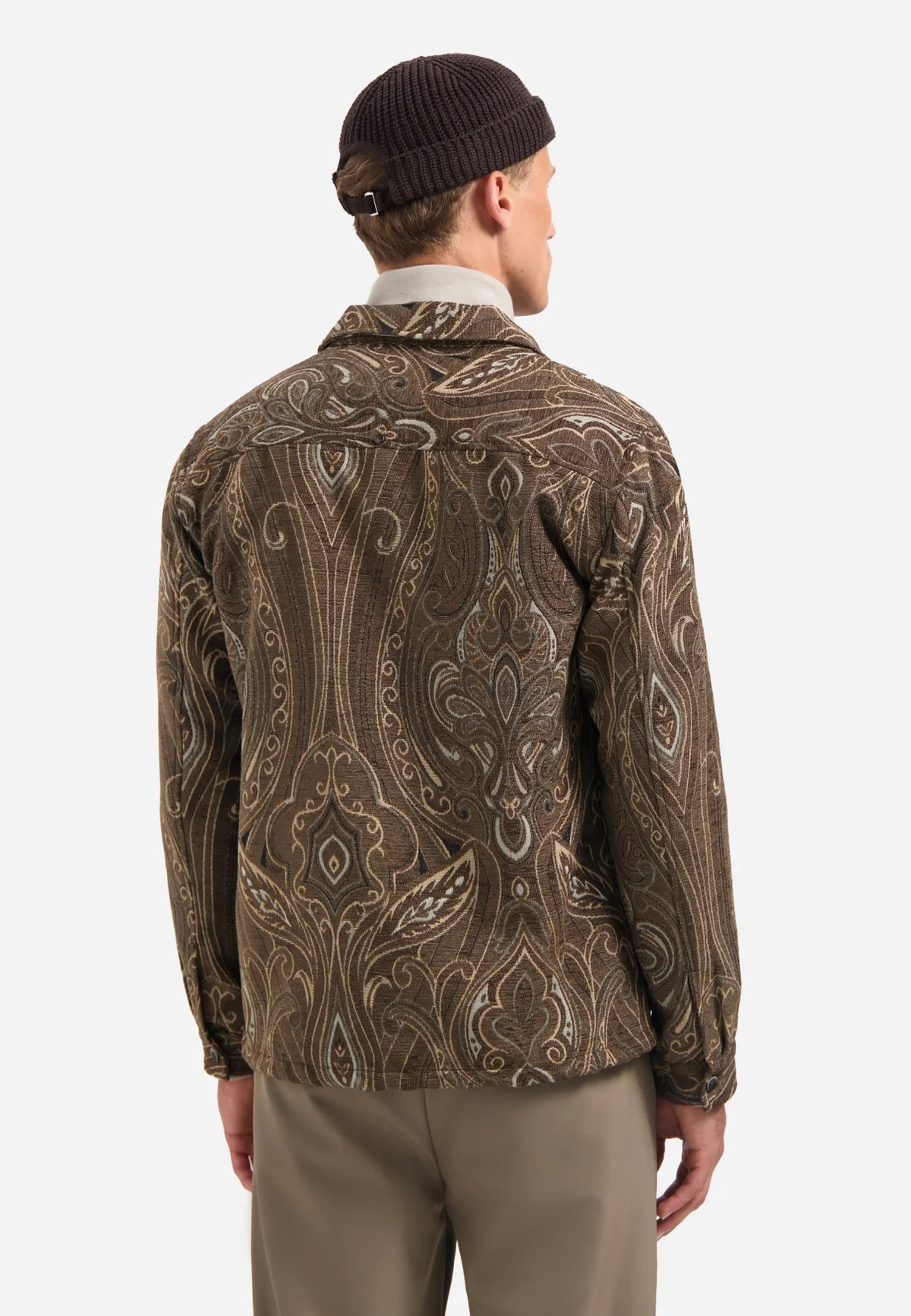 No Excess Jacquard Overshirt met Patroon - Afbeelding 2