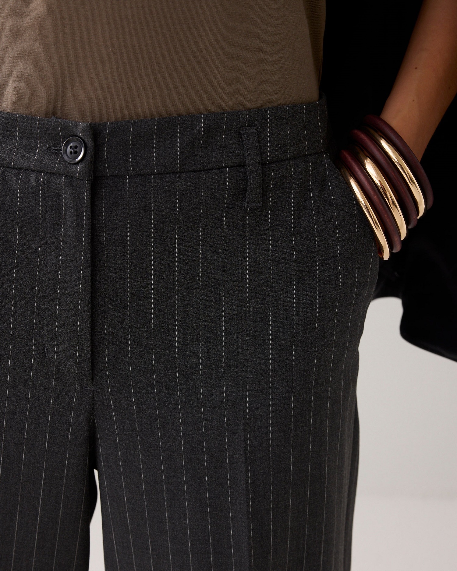 Summum Rechte Pantalon Pinstripe - Afbeelding 4