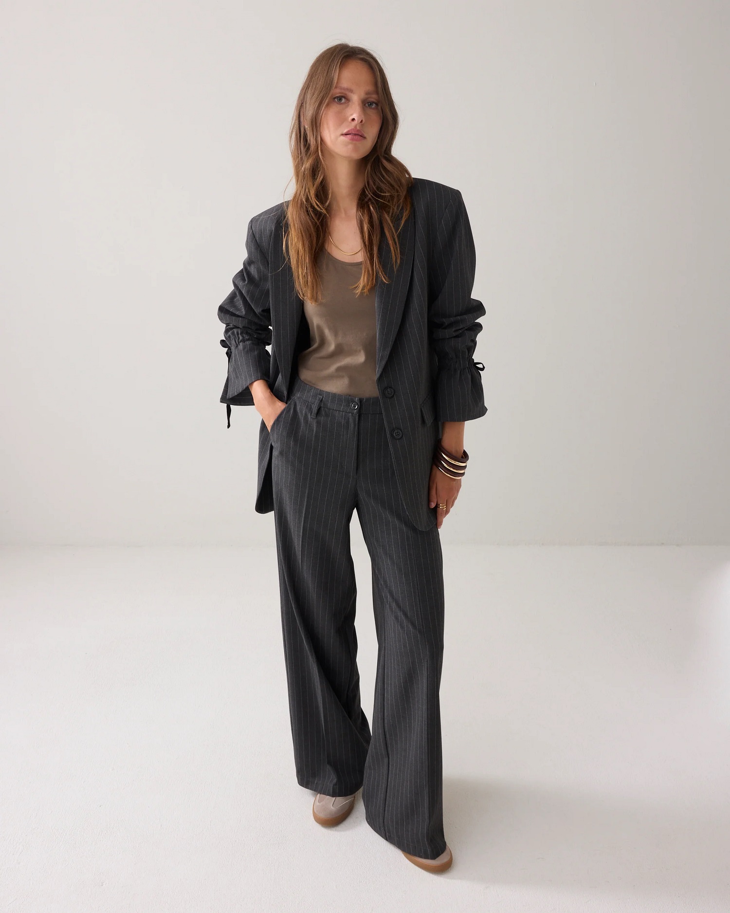 Summum Rechte Pantalon Pinstripe - Afbeelding 5