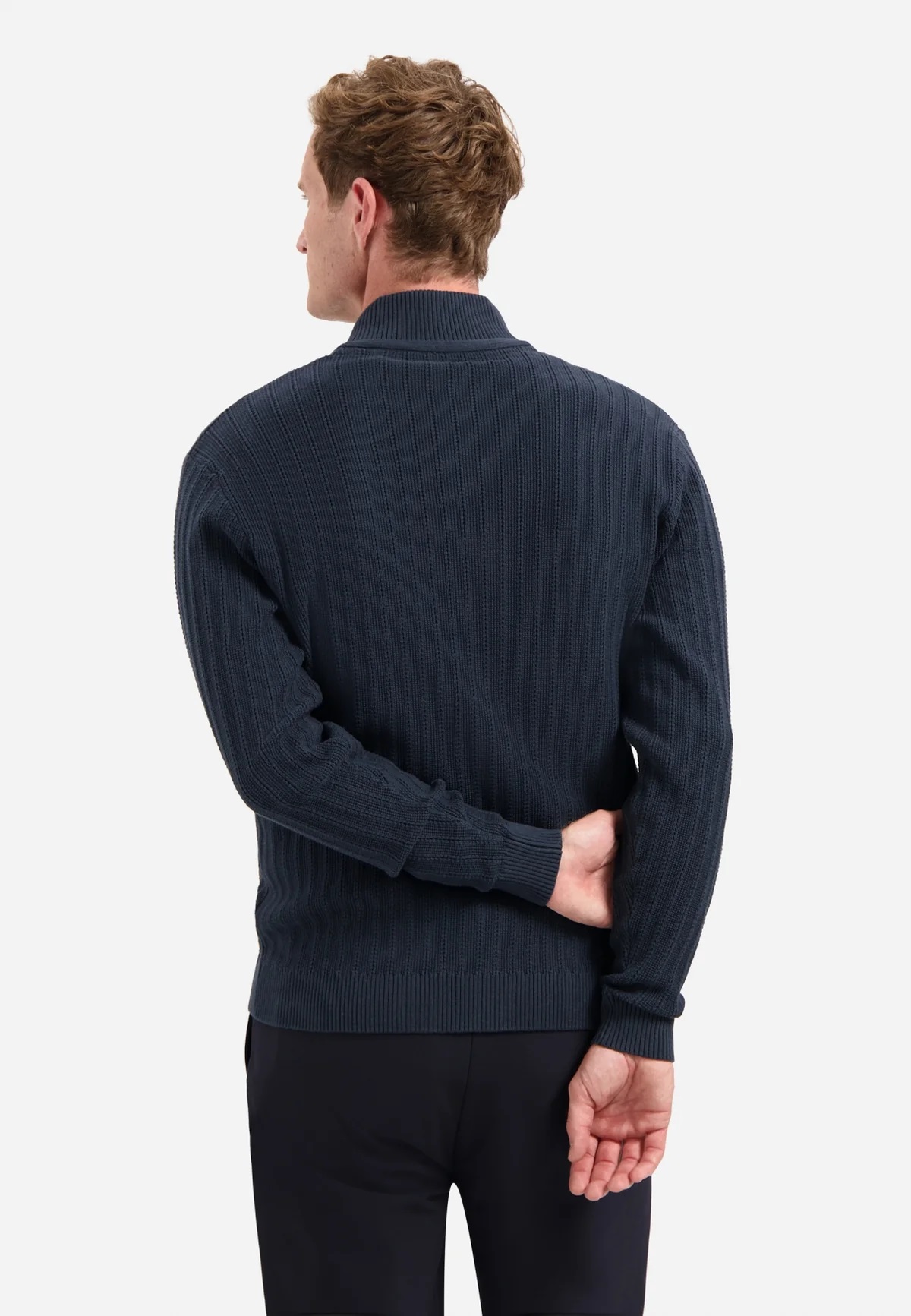 No Excess Gebreid Vest Rib - Afbeelding 2