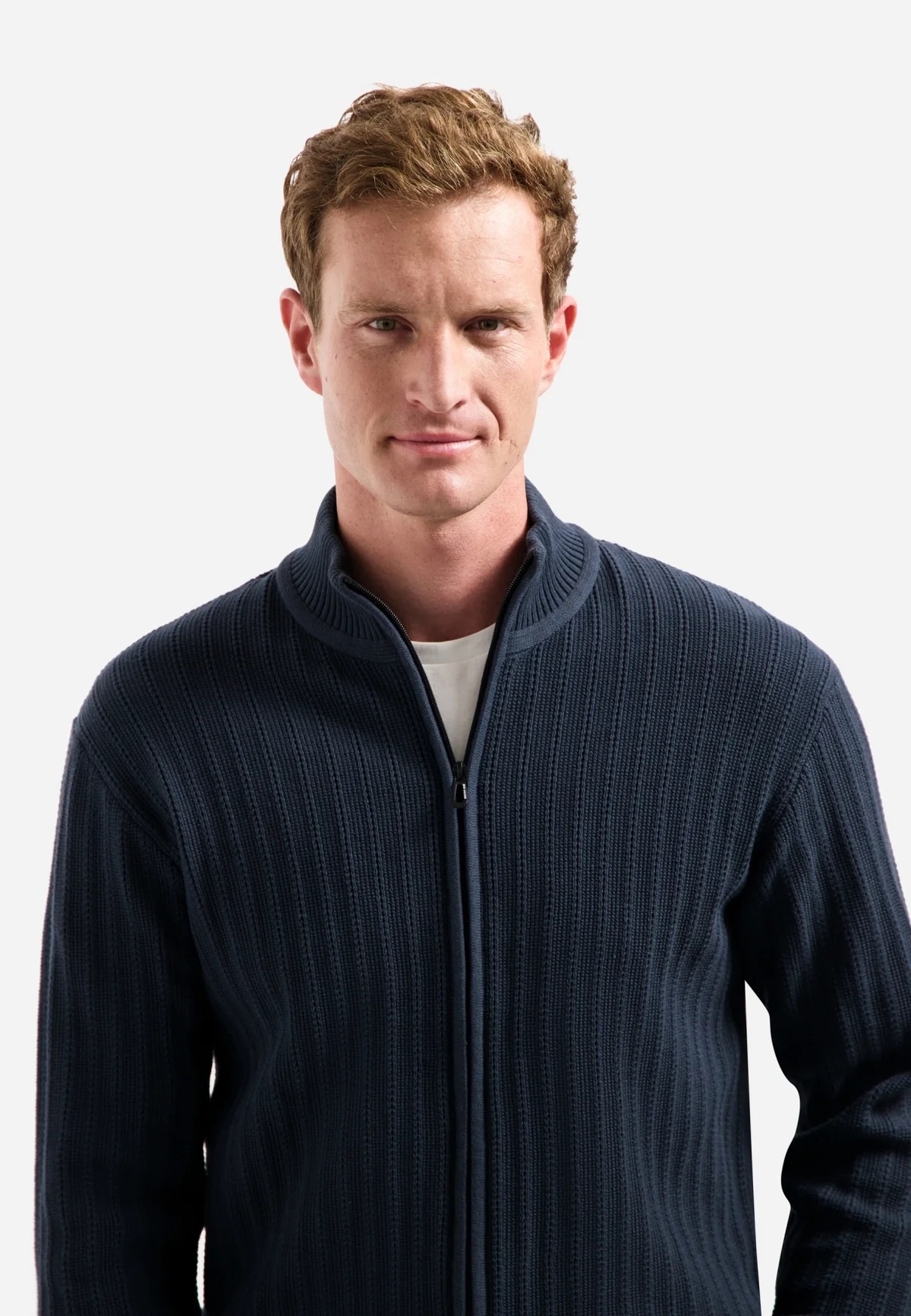 No Excess Gebreid Vest Rib - Afbeelding 3