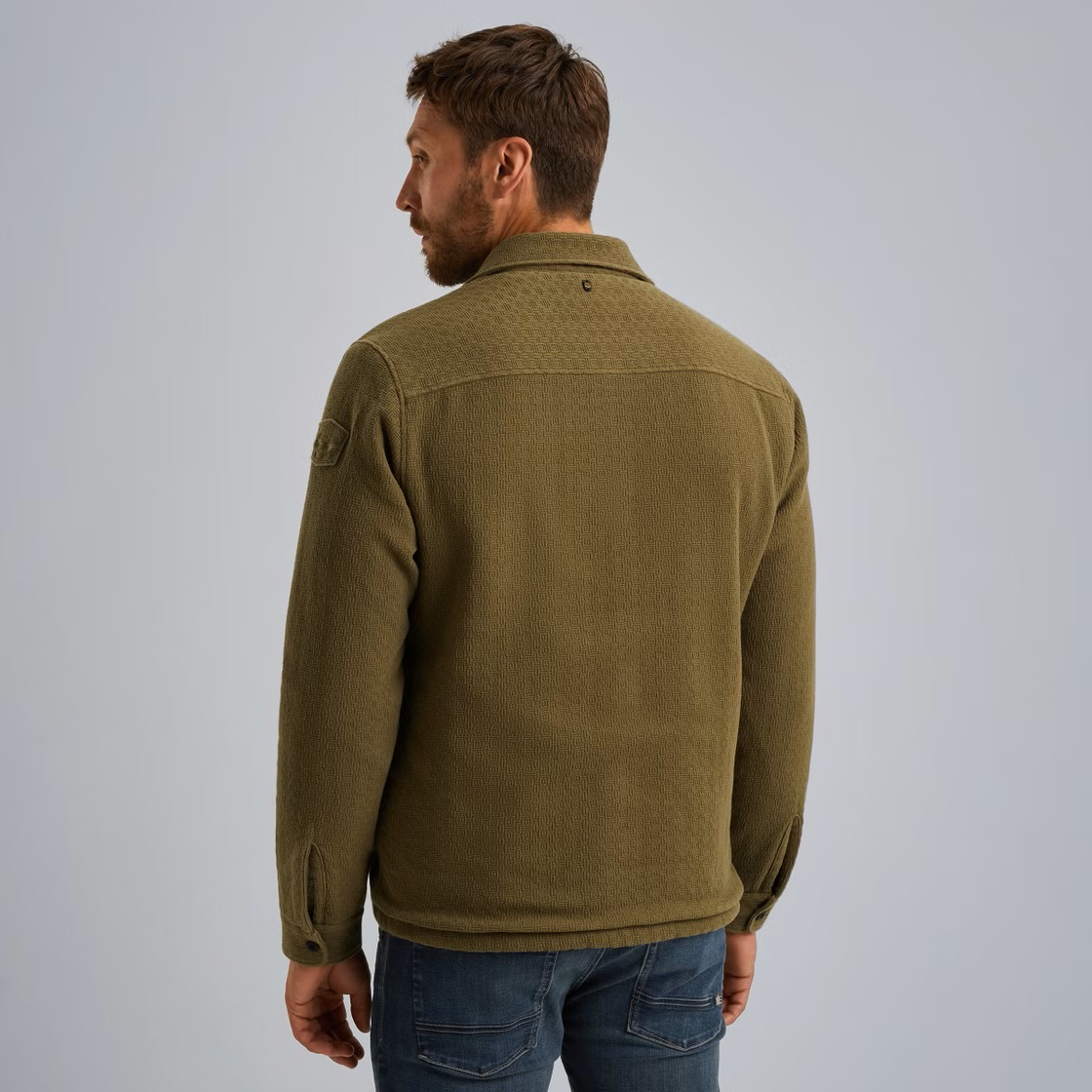 PME Legend Shirt/Jacket met Wafelstructuur - Afbeelding 3