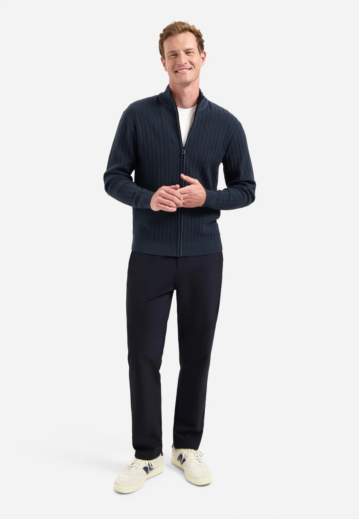 No Excess Gebreid Vest Rib - Afbeelding 4
