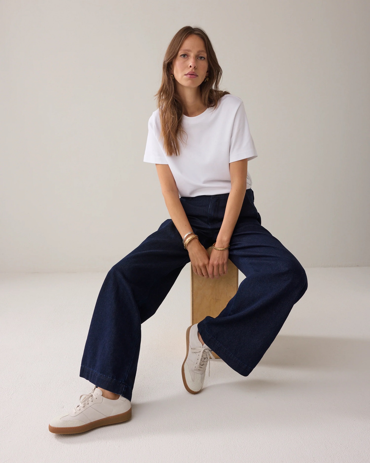 Summum Wide Leg Jeans met Lurex - Afbeelding 5