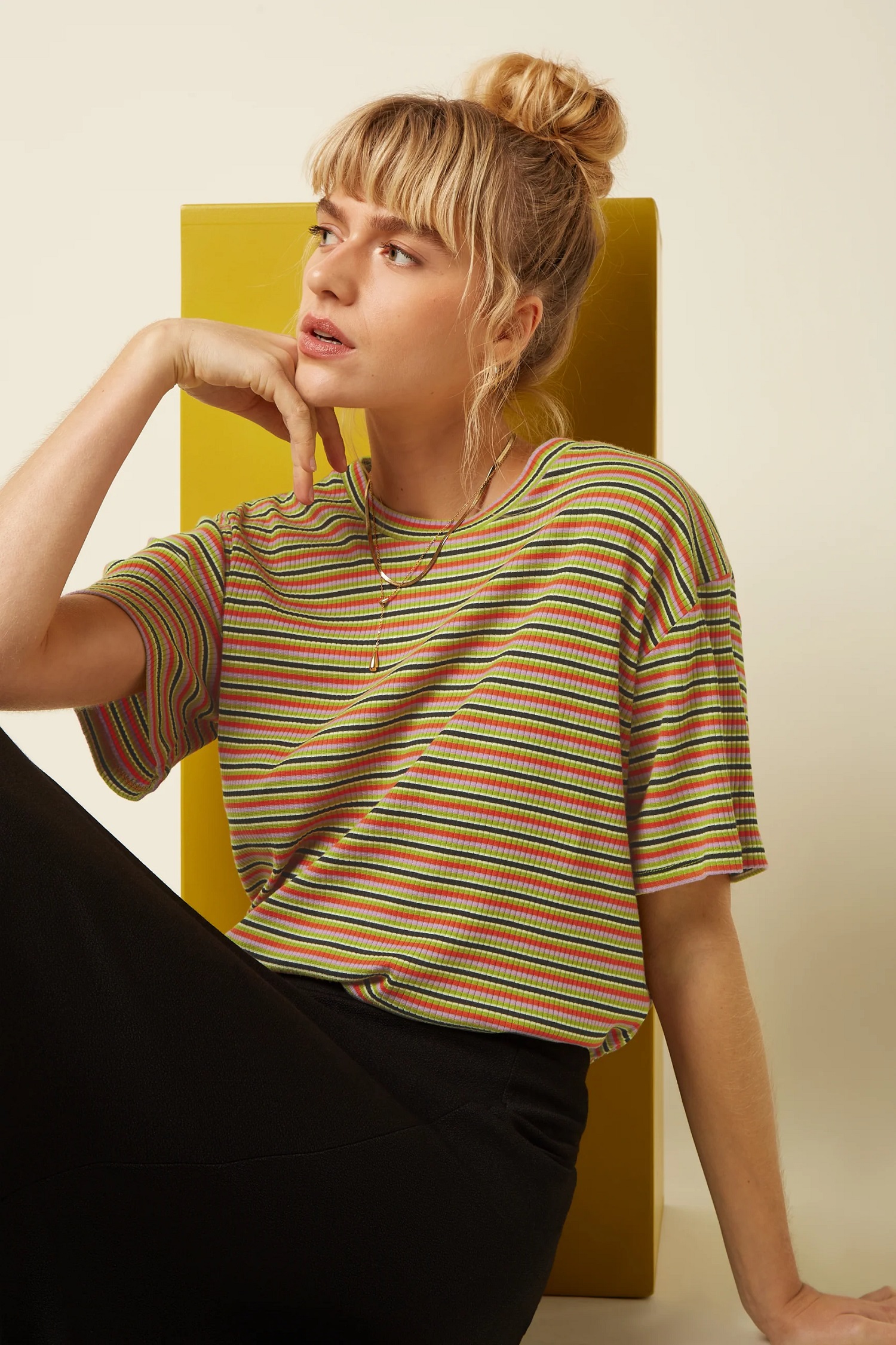 King Louie Boxy T-Shirt Mistral Stripe