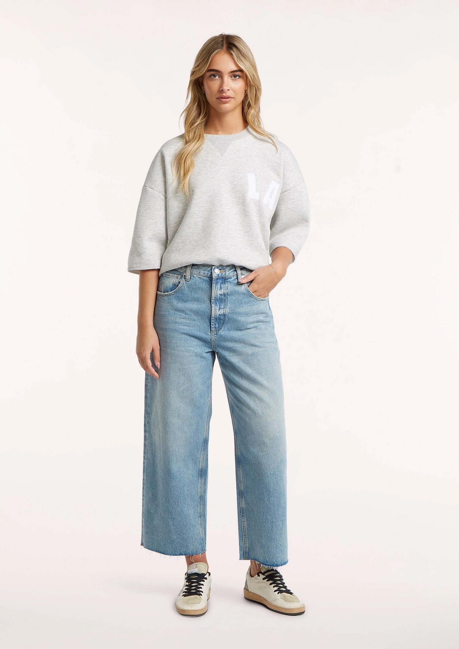 Circle Of Trust Boston Wide Cropped Jeans