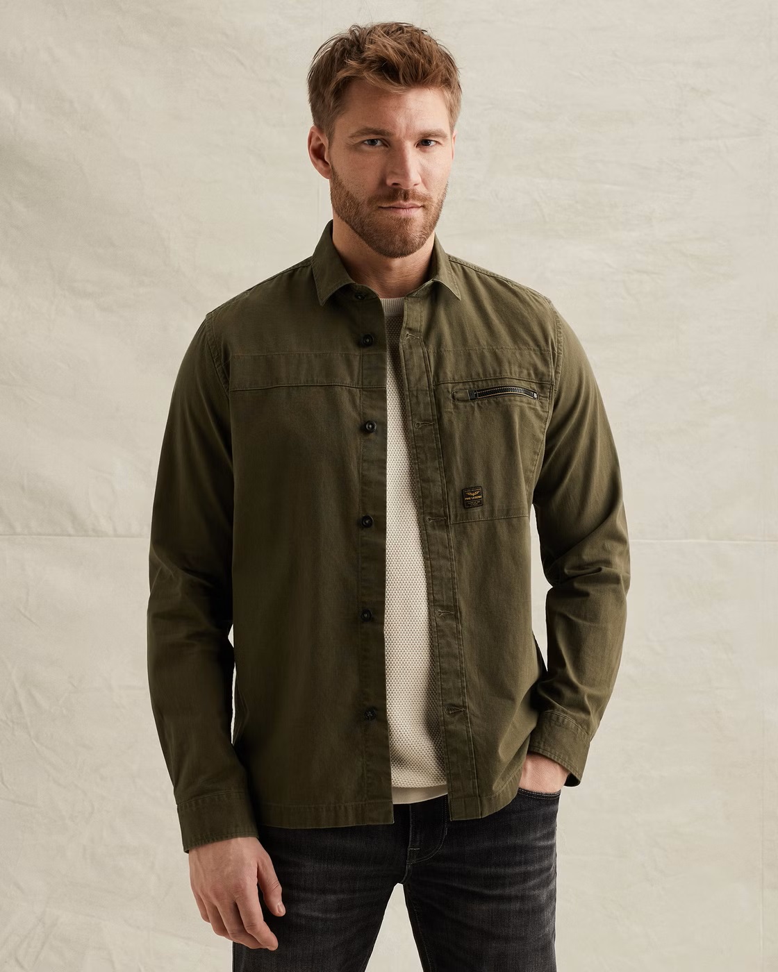 PME Legend Overshirt met Knoopsluiting
