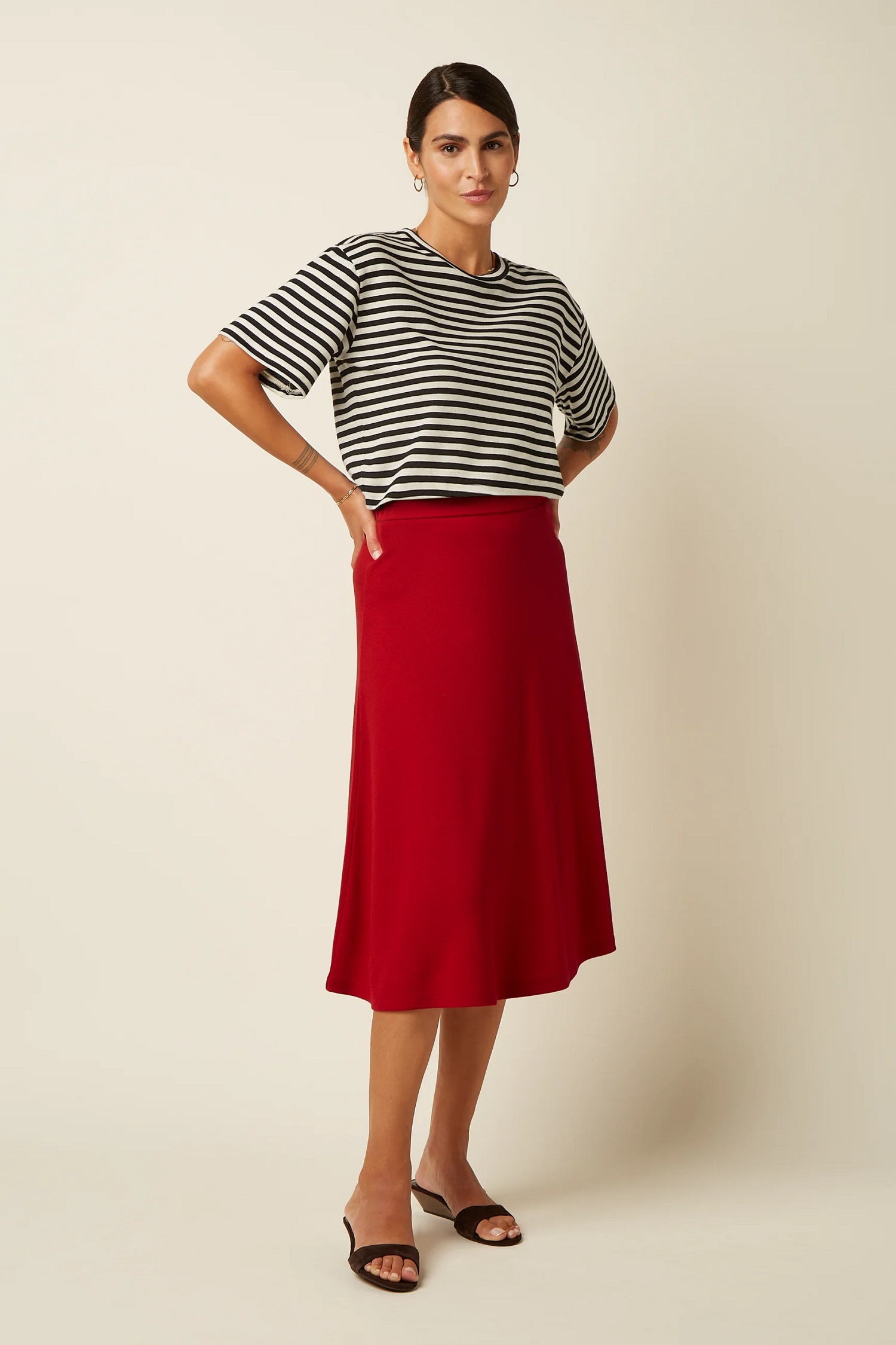 King Louie Boxy Top Chopito Stripe - Afbeelding 2
