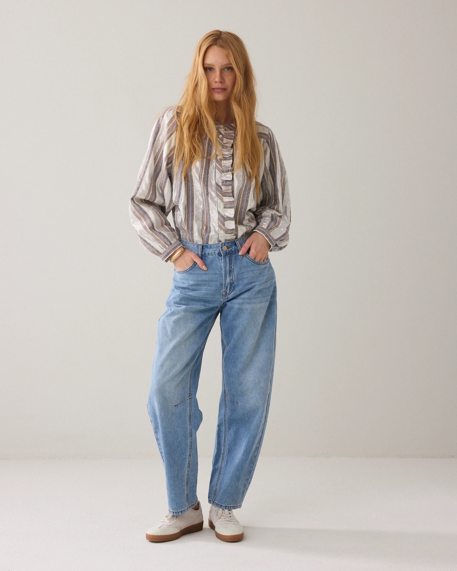 Summum Streepjesblouse - Afbeelding 2
