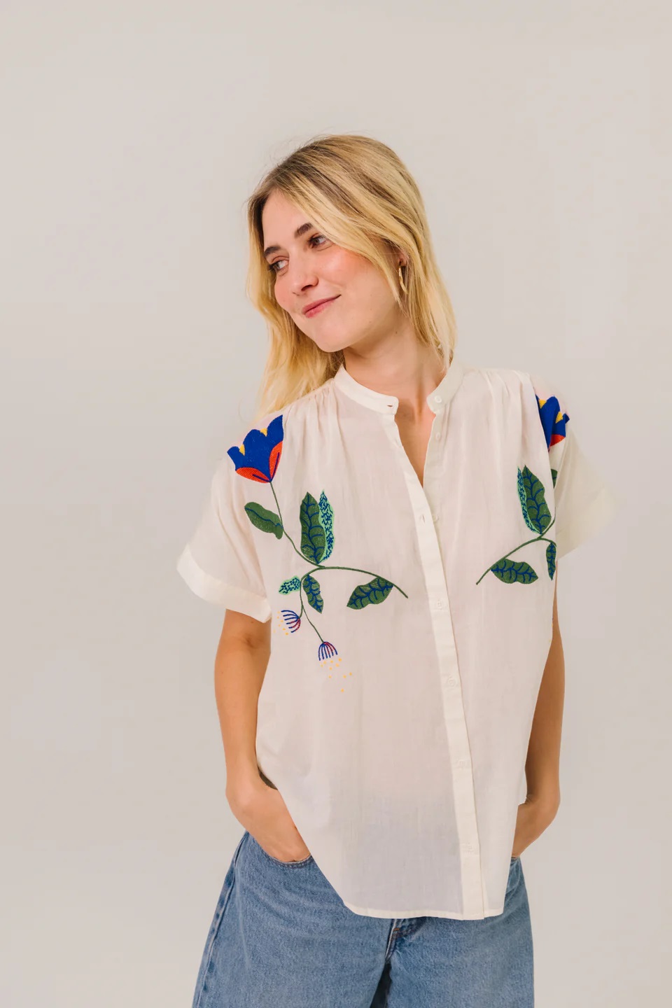 Sacrecoeur Maya Corolle Blouse