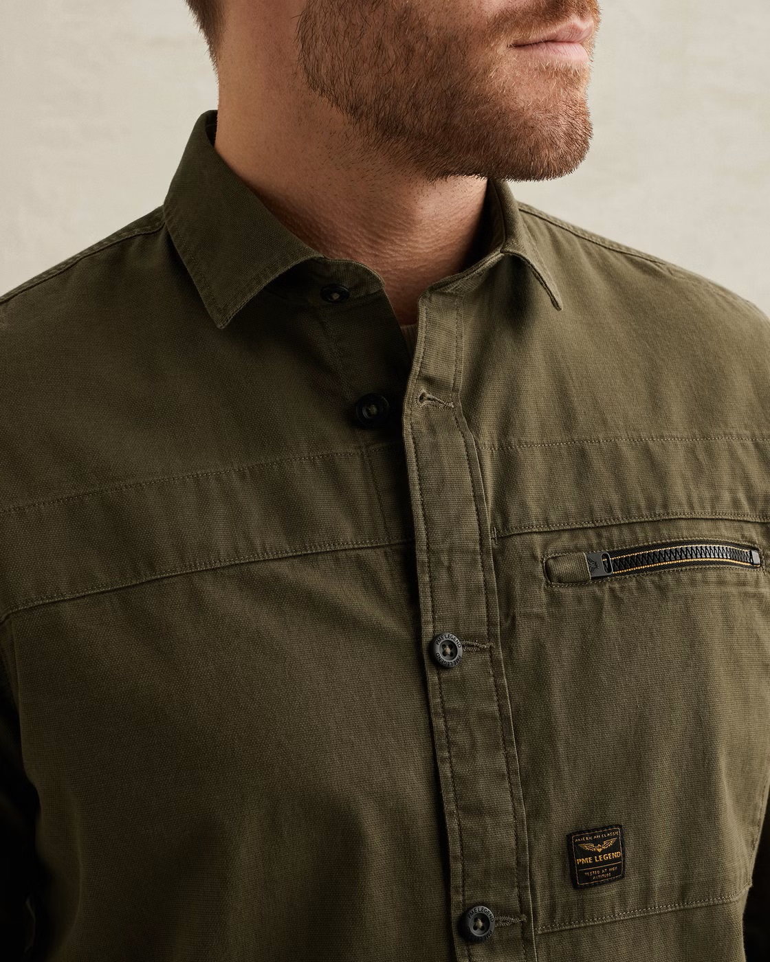 PME Legend Overshirt met Knoopsluiting - Afbeelding 4