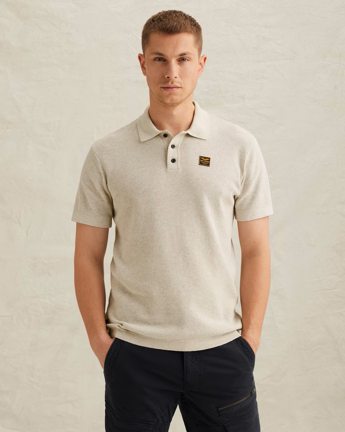 PME Legend Polo met Wafelstructuur