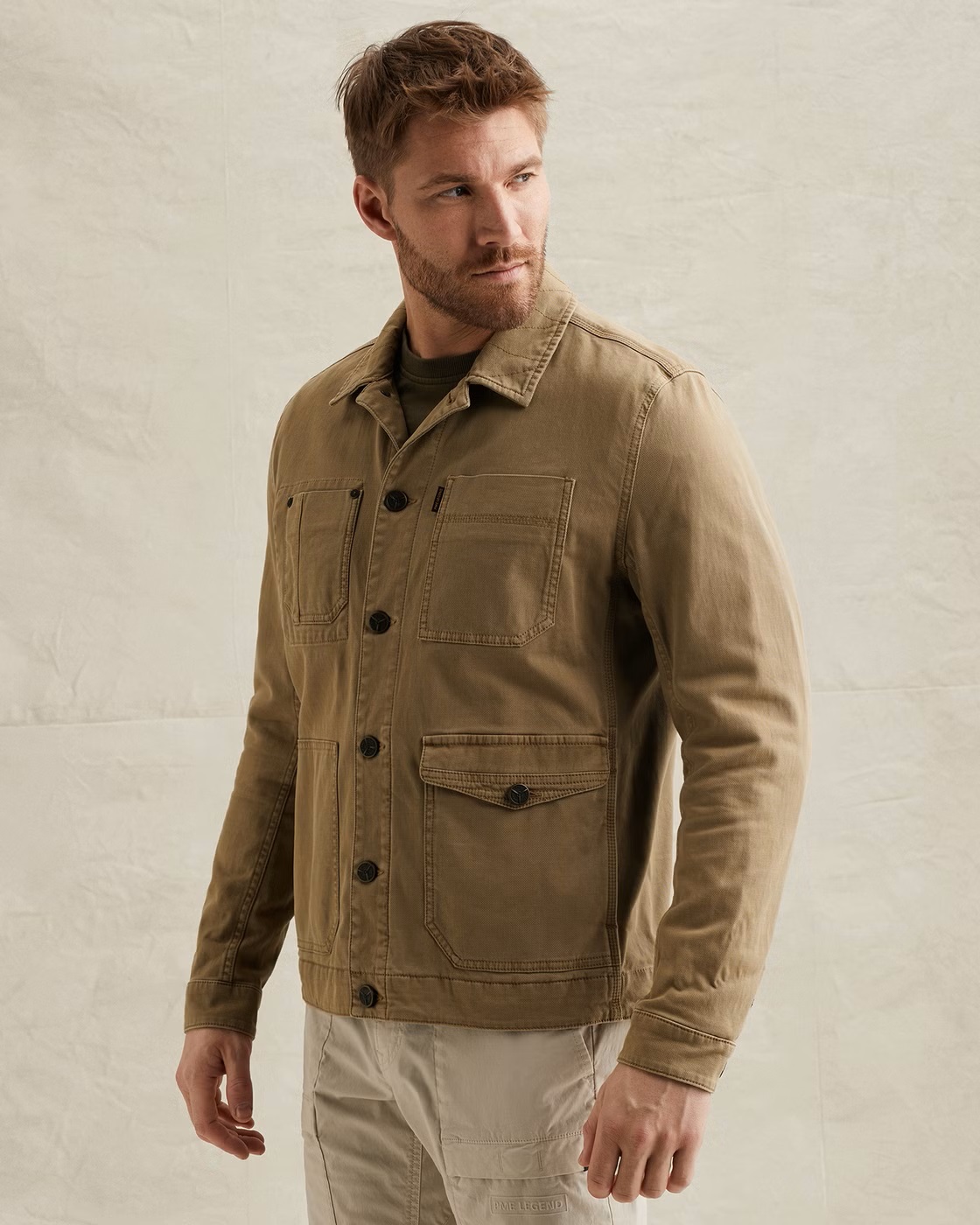 PME Legend Worker Jacket met Stikseldetails - Afbeelding 2
