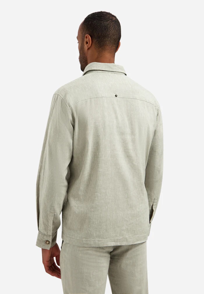No Excess Overshirt Linnen - Afbeelding 2