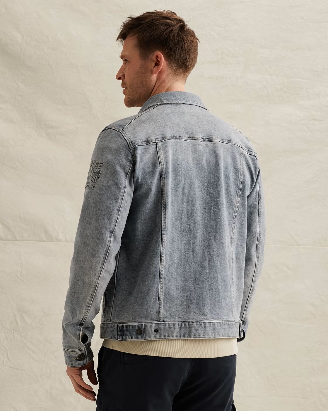 PME Legend Denim Jacket met Badges - Afbeelding 3