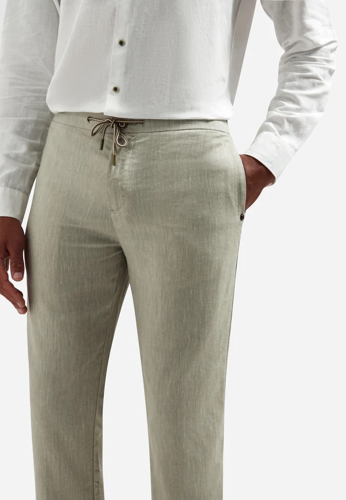 No Excess Linnen Blend Broek - Afbeelding 3