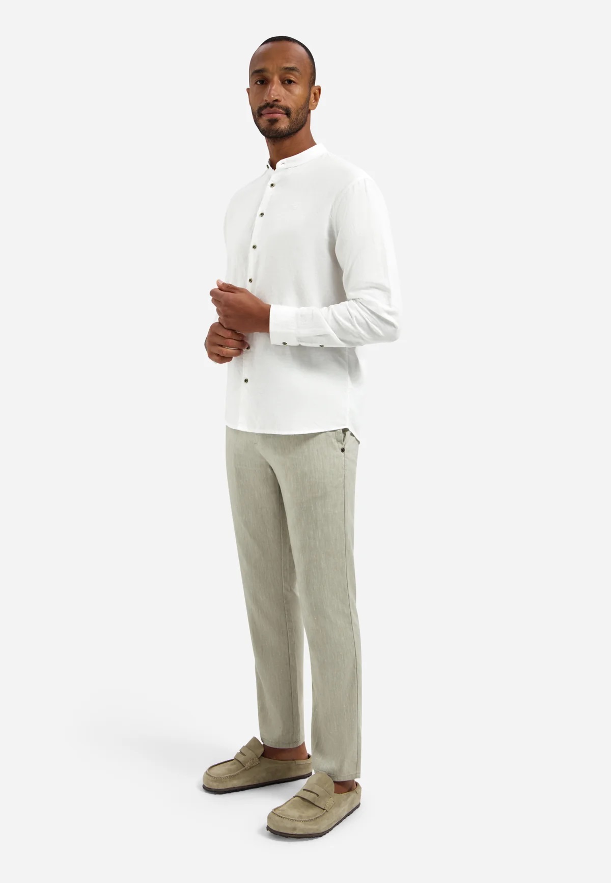 No Excess Linnen Blend Broek - Afbeelding 4
