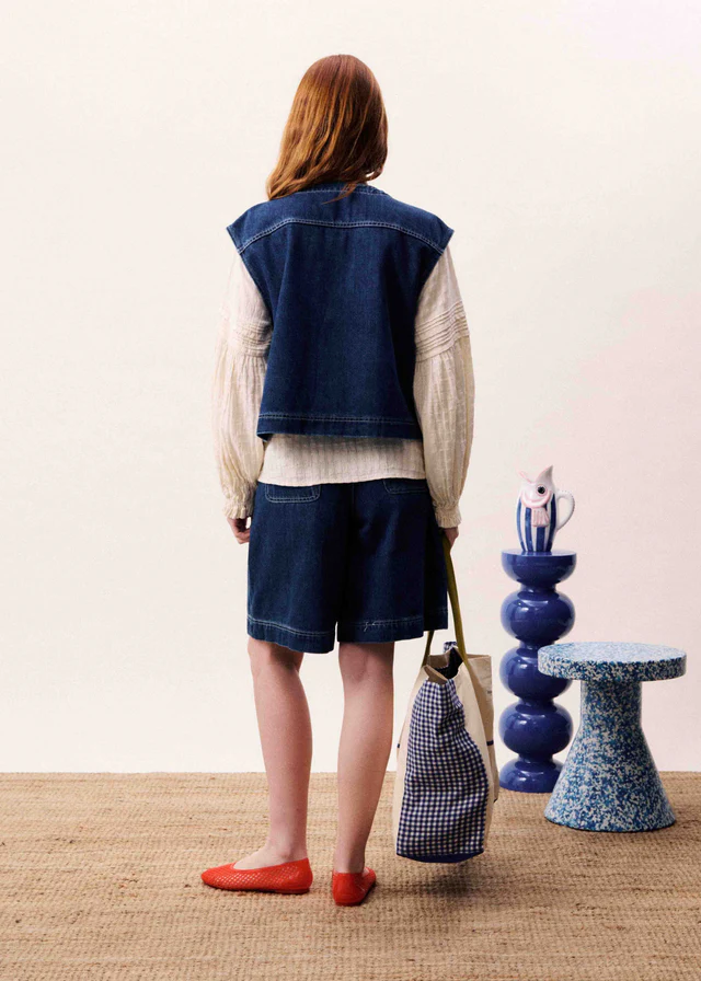 Frnch Gilet Denim Victory - Afbeelding 2