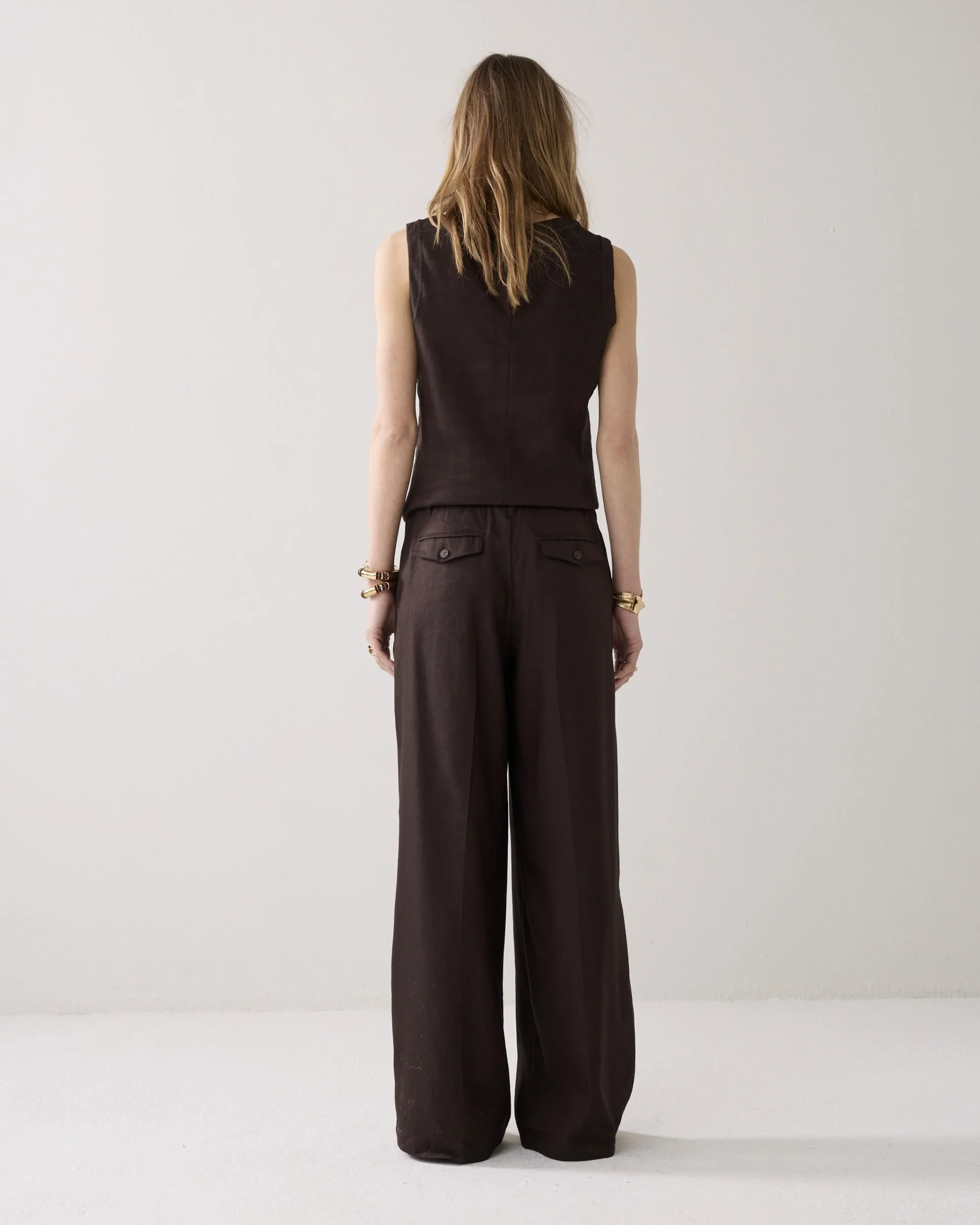 Summum Rechte Broek Linnenblend - Afbeelding 2