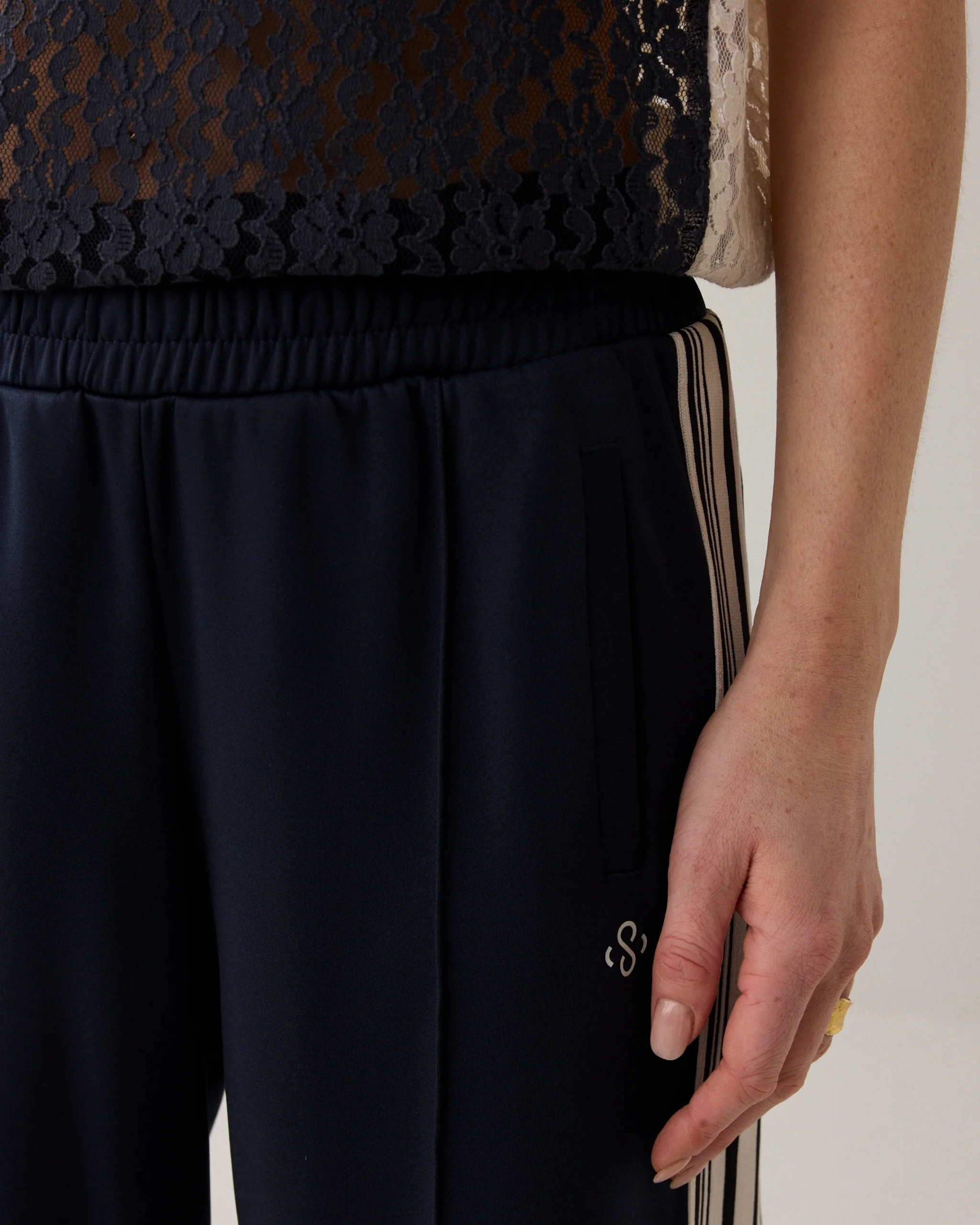 Summum Trackpants met Pintuck - Afbeelding 4
