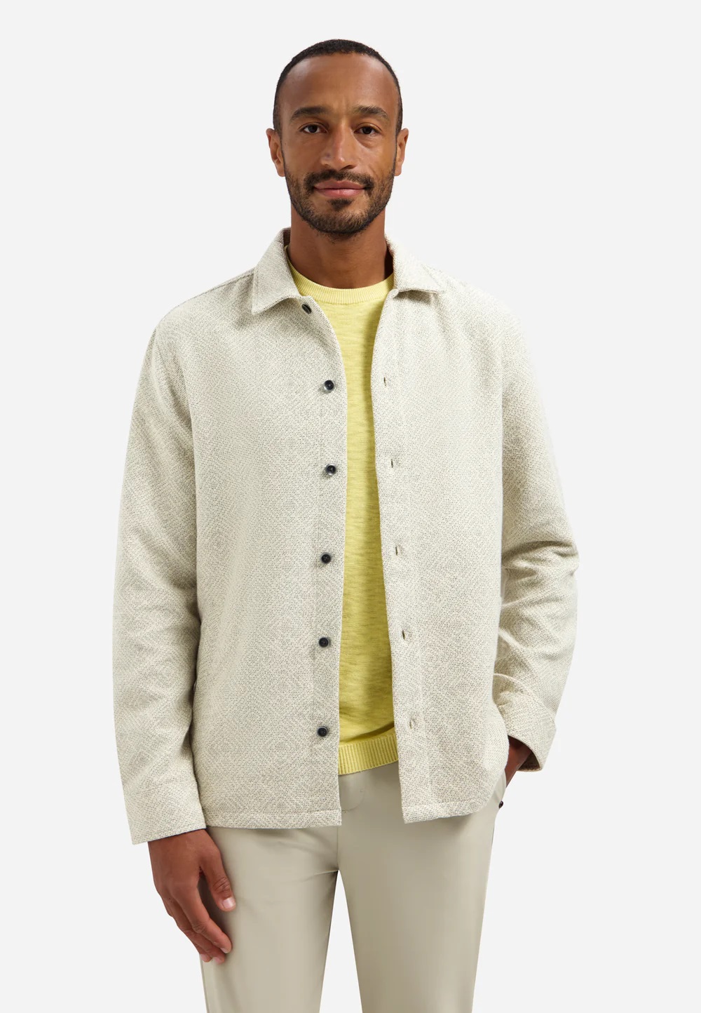 No Excess Jacquard Overshirt