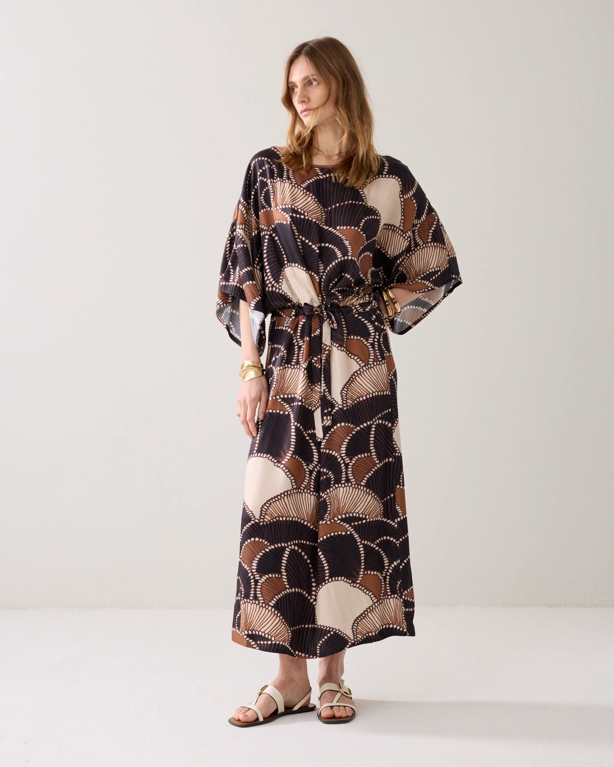 Summum Midi-Jurk Silky Kwaliteit