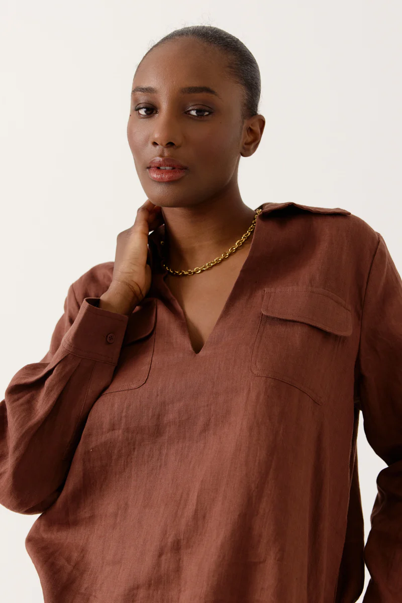 Artlove Mareane Linnen Blouse - Afbeelding 2