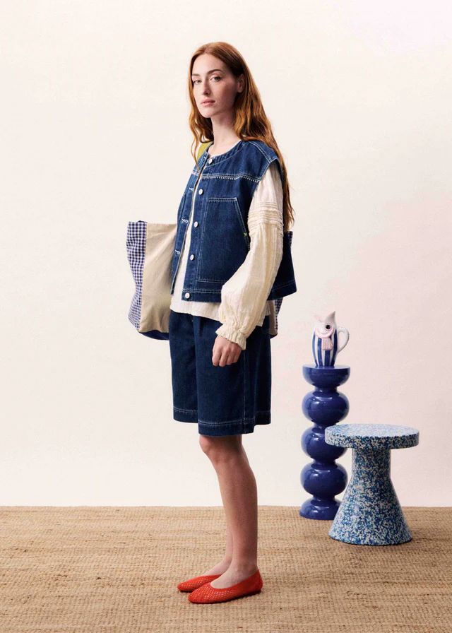 Frnch Gilet Denim Victory - Afbeelding 3