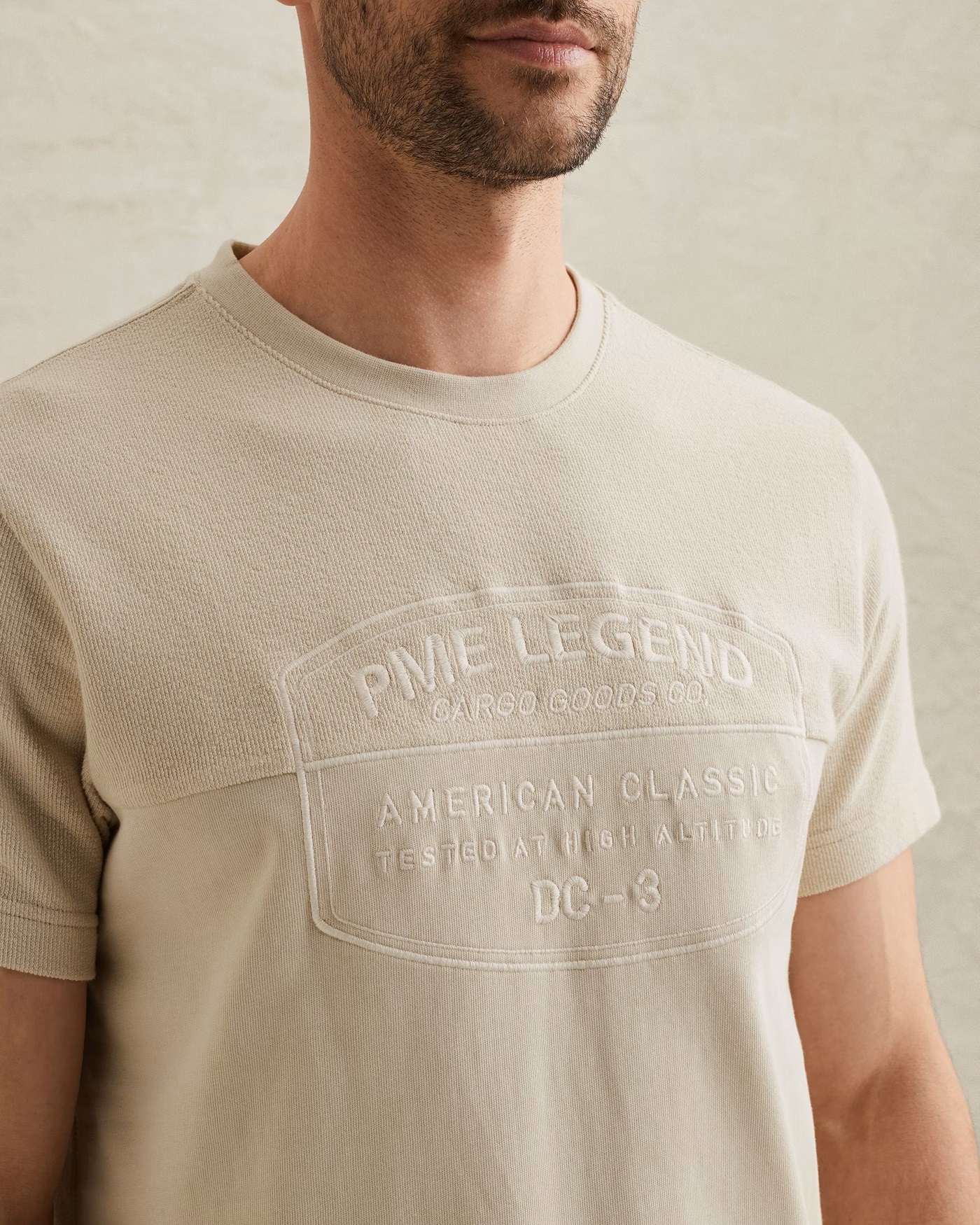 PME Legend T-Shirt van Materiaalmix en Artwork - Afbeelding 3