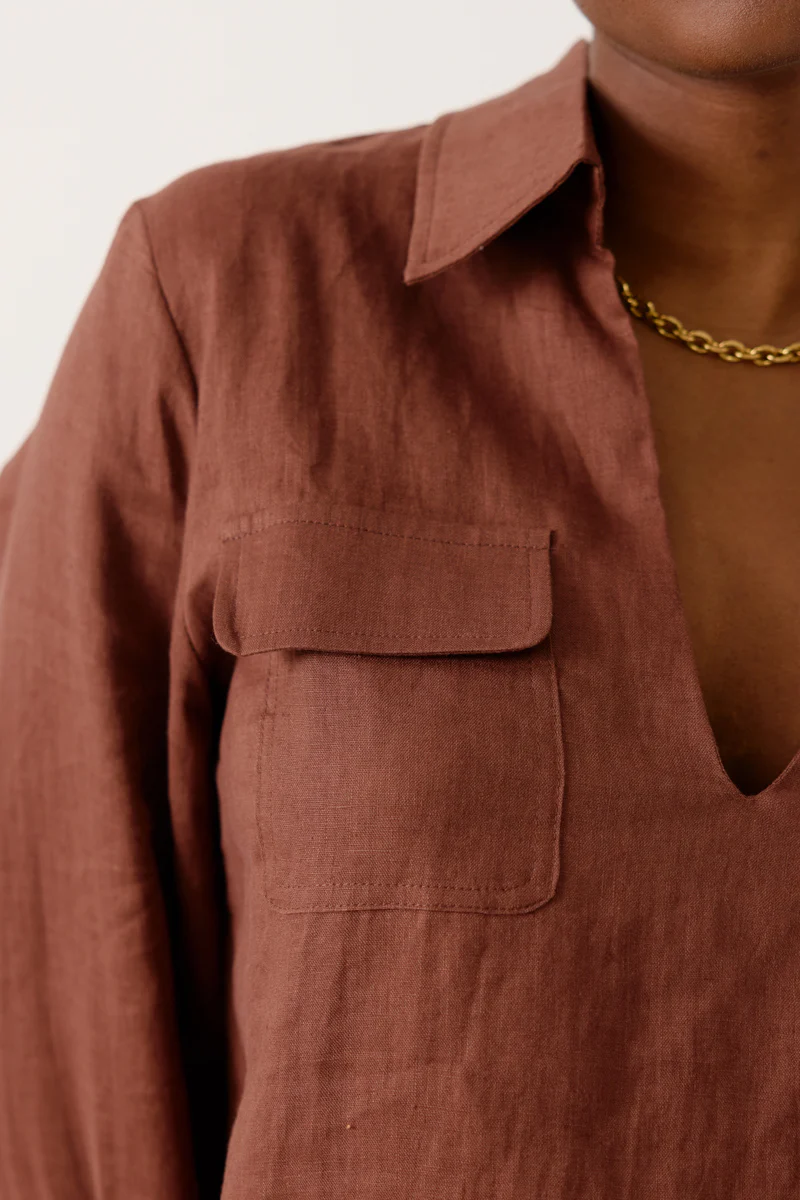 Artlove Mareane Linnen Blouse - Afbeelding 3