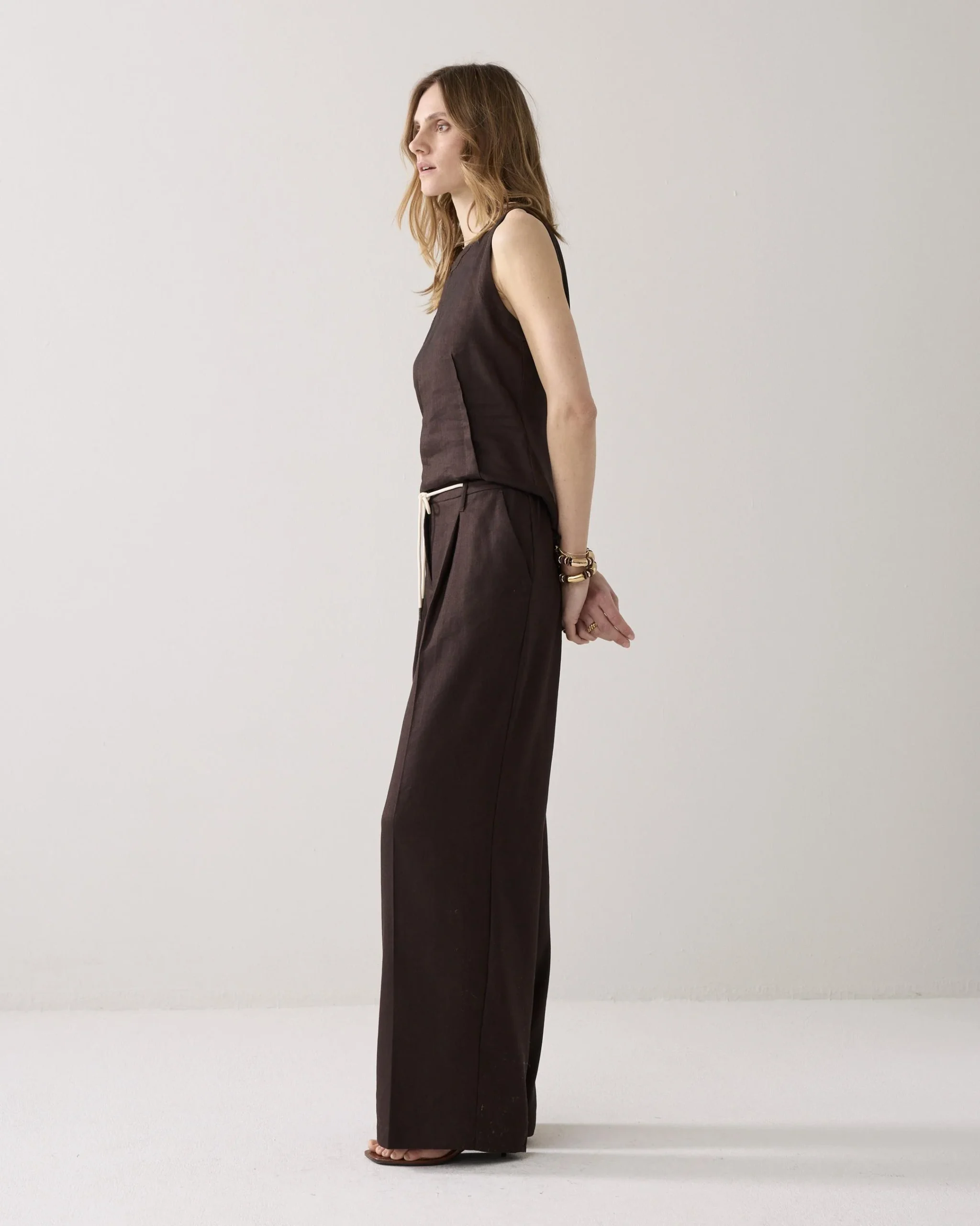 Summum Rechte Broek Linnenblend - Afbeelding 4