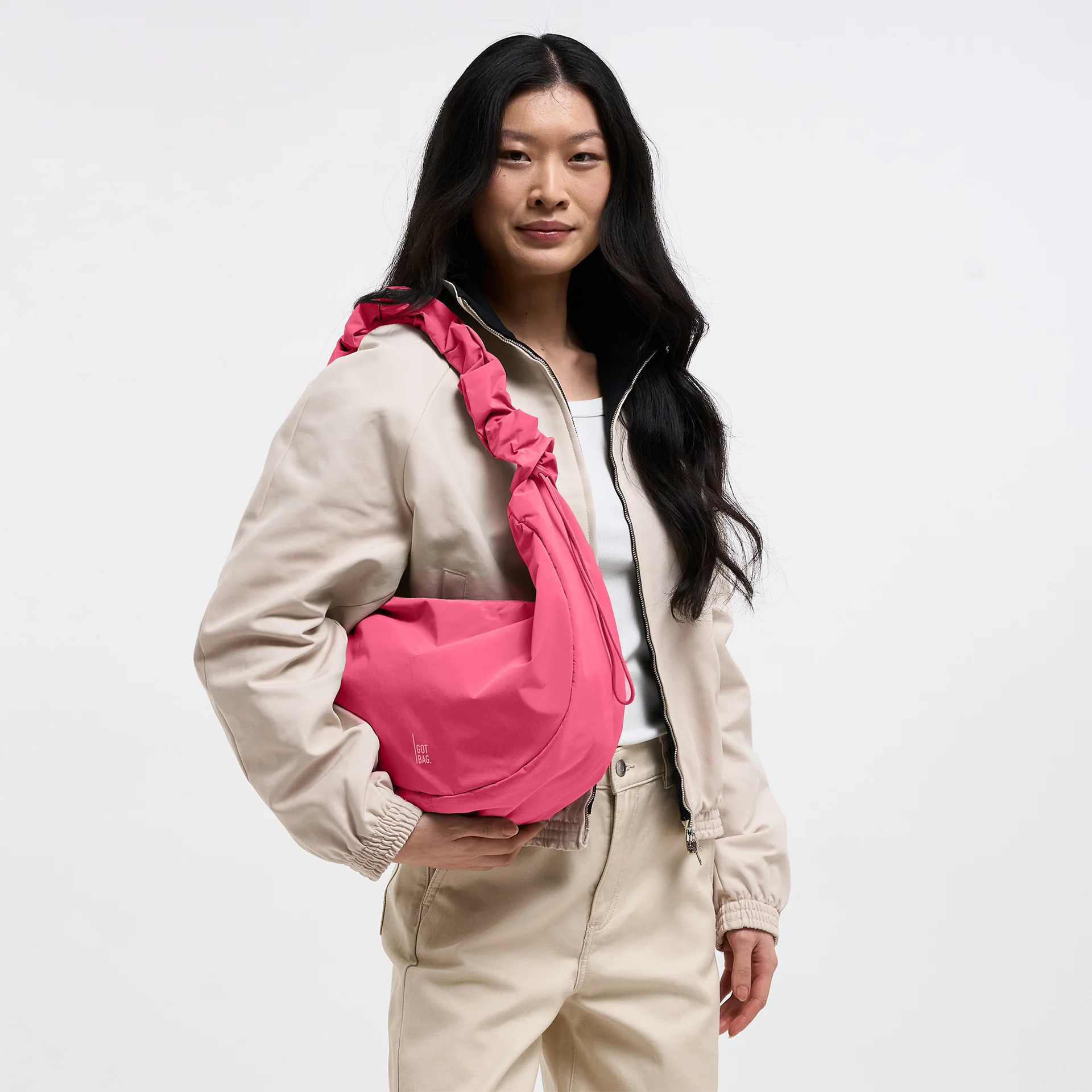 Got Bag Moon Bag Ruffle Schoudertas - Afbeelding 2